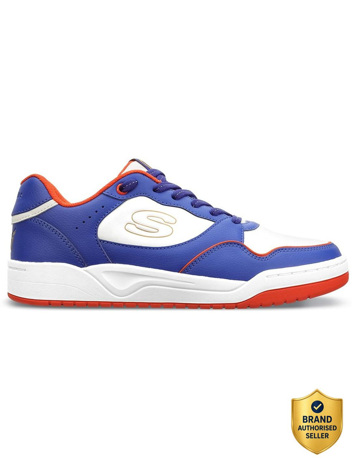 Image of Skechers KOOPA - VOLLEY LOW VARSITY Casuals For Men (Blue, 8)