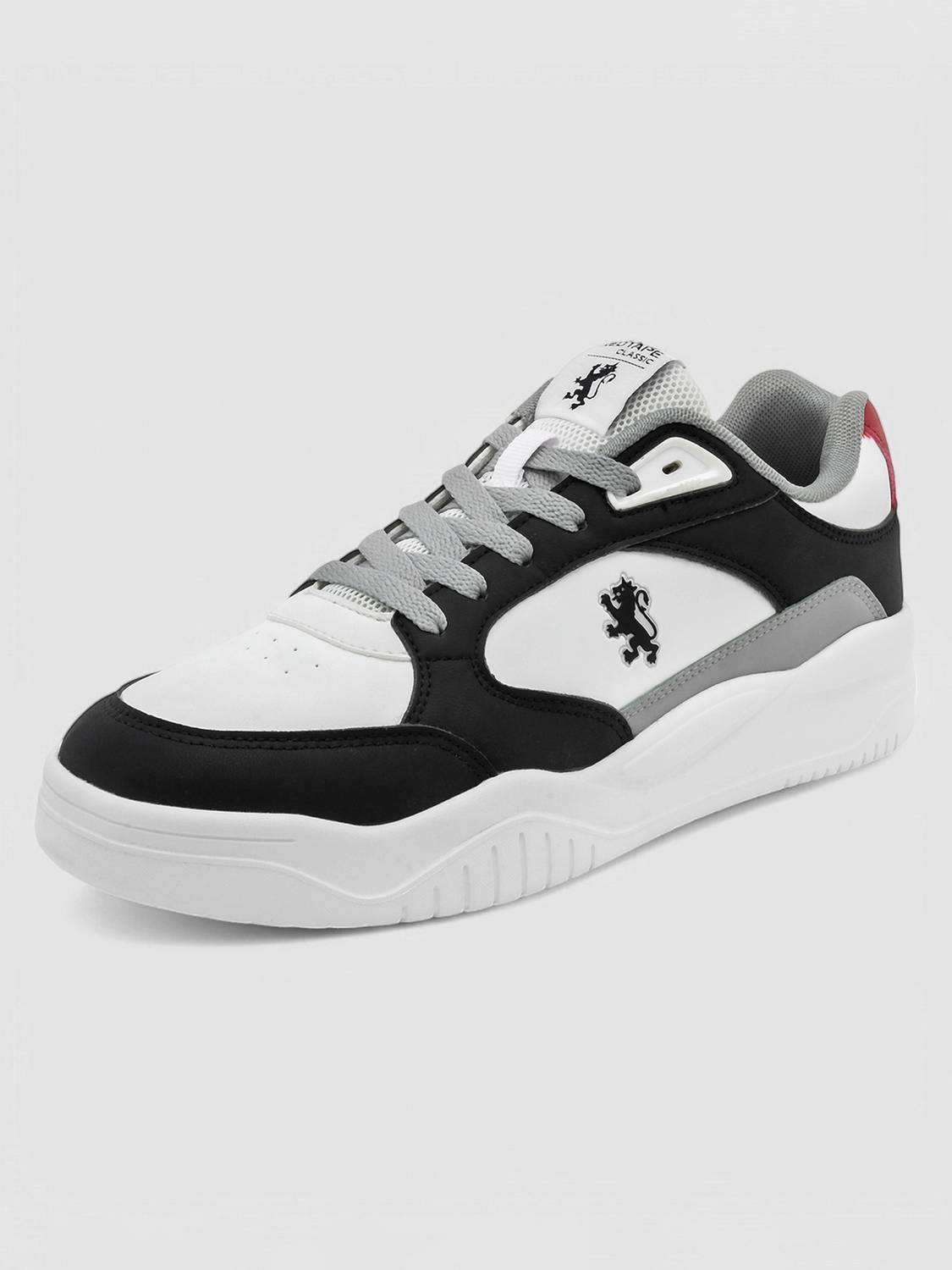 RED TAPE Black and White Men's Shoes - Image 4