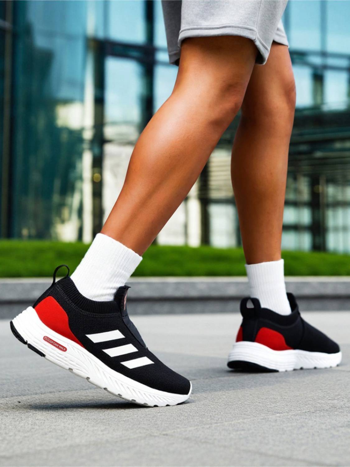 adidas gazelle silver green womens ADIDAS CLOUDFOAM MOVE SOCK JI4837 SLIP ON (W) main image 0