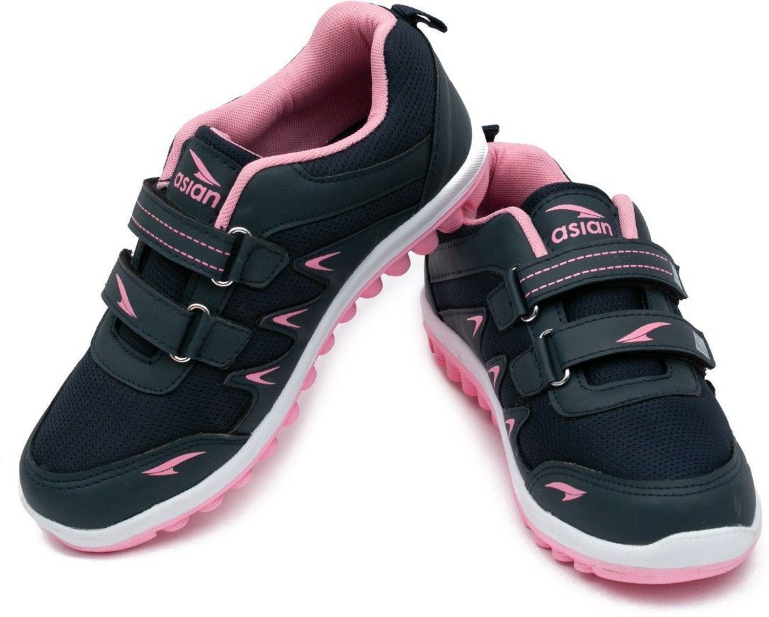 Image of asian Fashion-02 Navy Pink Walking Shoes,Gym Shoes,Casual Shoes,Training Shoes,Sports Shoes, Walking Shoes For Women