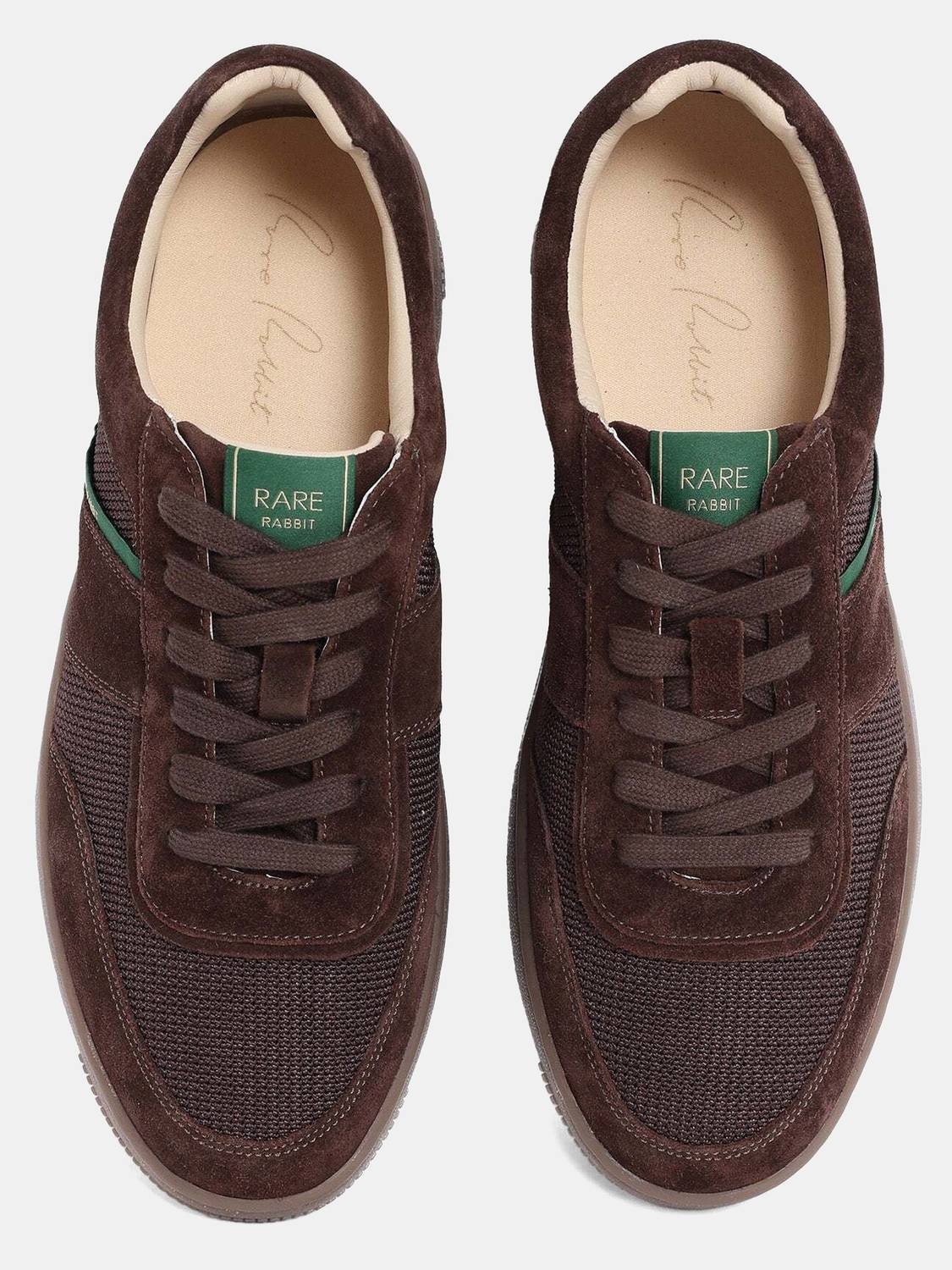 RARE RABBIT Men's Brown Sneakers - Image 2