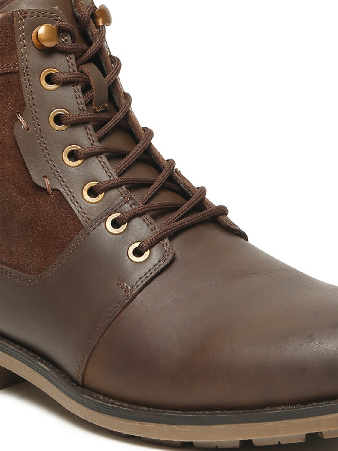 Image of Teakwood Leathers BROWN LEATHER MEN BOOT Boots For Men