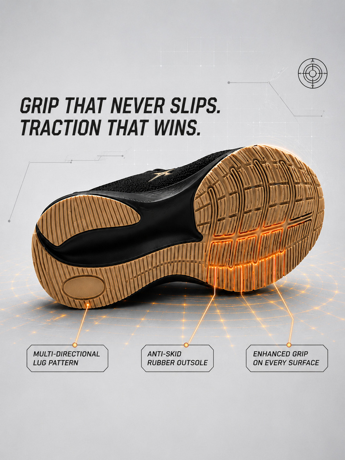 Image of Kraasa Sports & Casual Sneakers for Gym, Walking Running Shoes For Men