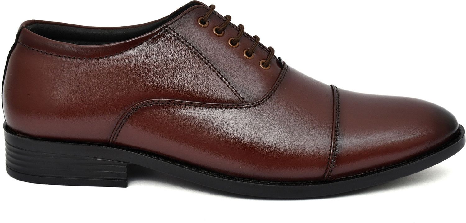 Image of MANSTARK Genuine Leather Formal Shoe| Office Shoe| Daily Formal Oxford For Men