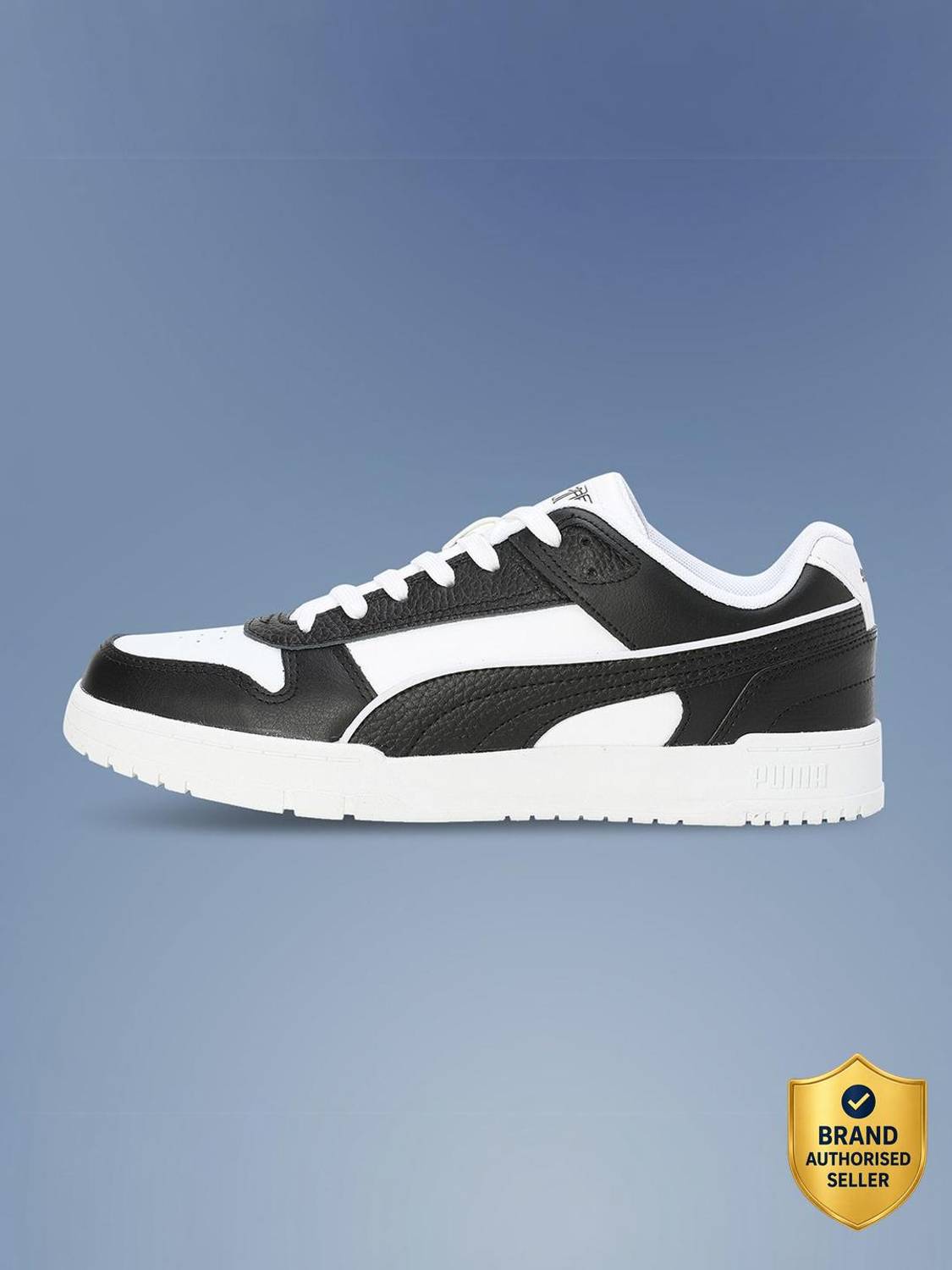 PUMA Court Shatter Low Sneakers For Men Black - Image 1