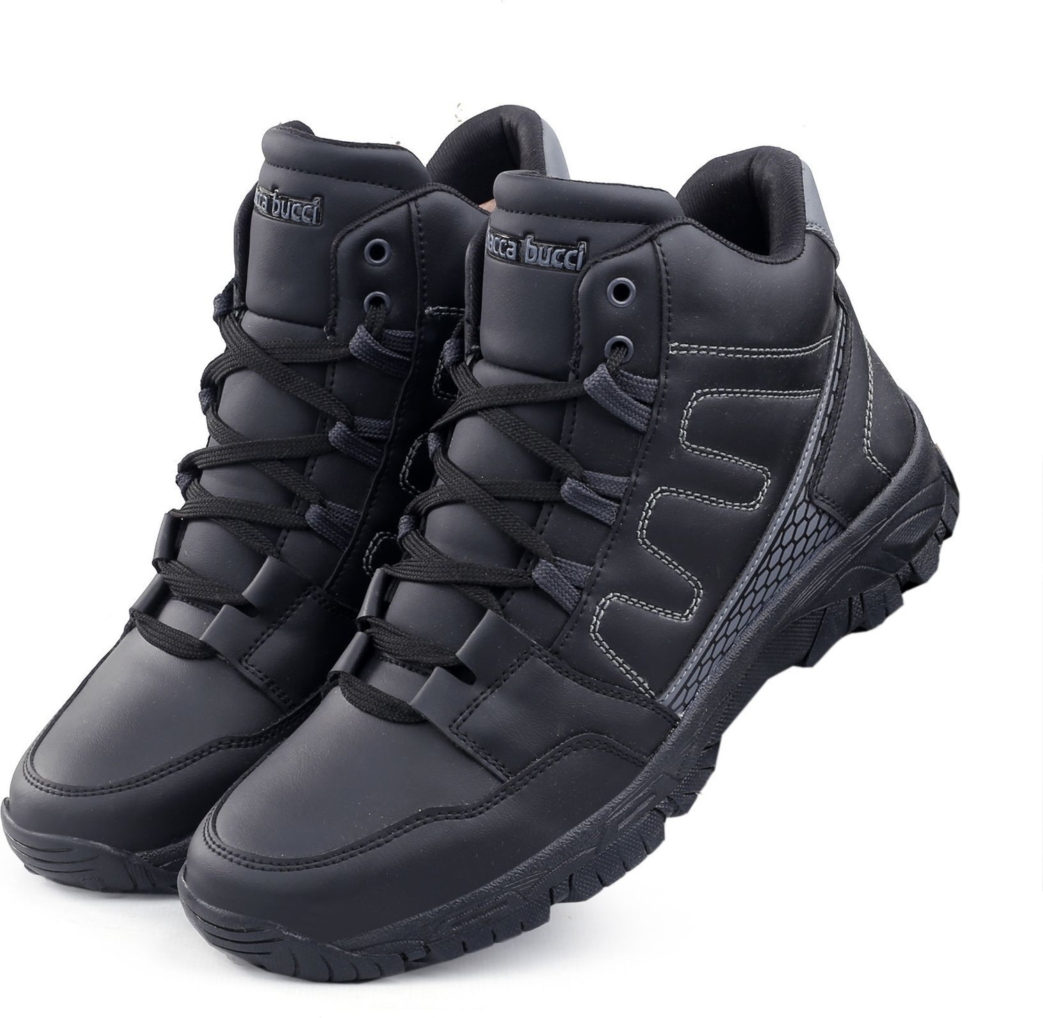 Image of bacca bucci YAK High Ankle 6 inches Riding Boots for Mountaineering Hiking & Trekking Boots For Men