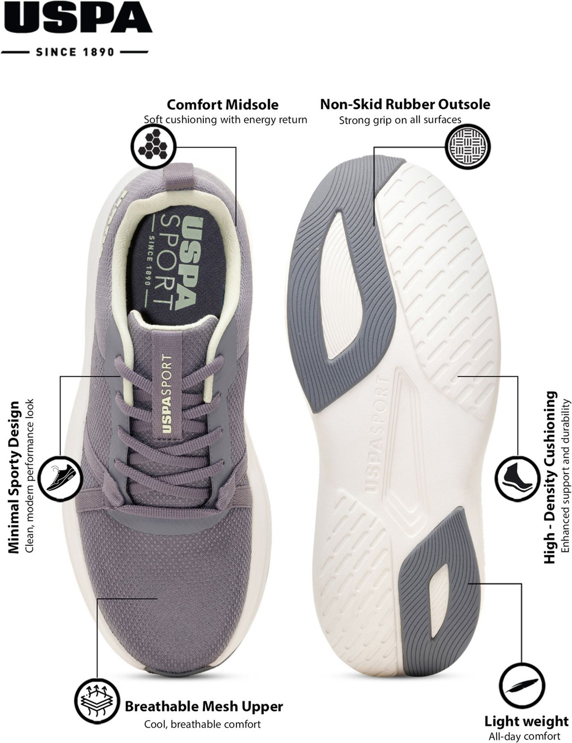Image of U.S. POLO ASSN. LANCE Walking Shoes For Men