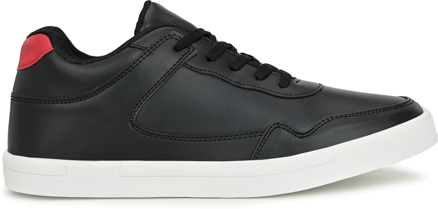 Image of Mast & Harbour Faux Leather Lace-Up Lightweight Sneakers For Men