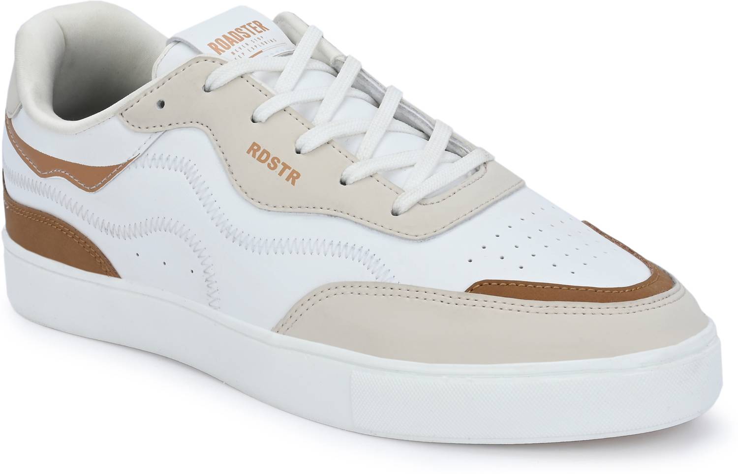 Roadster RDS-017 01 White Men's Sneakers - Image 2