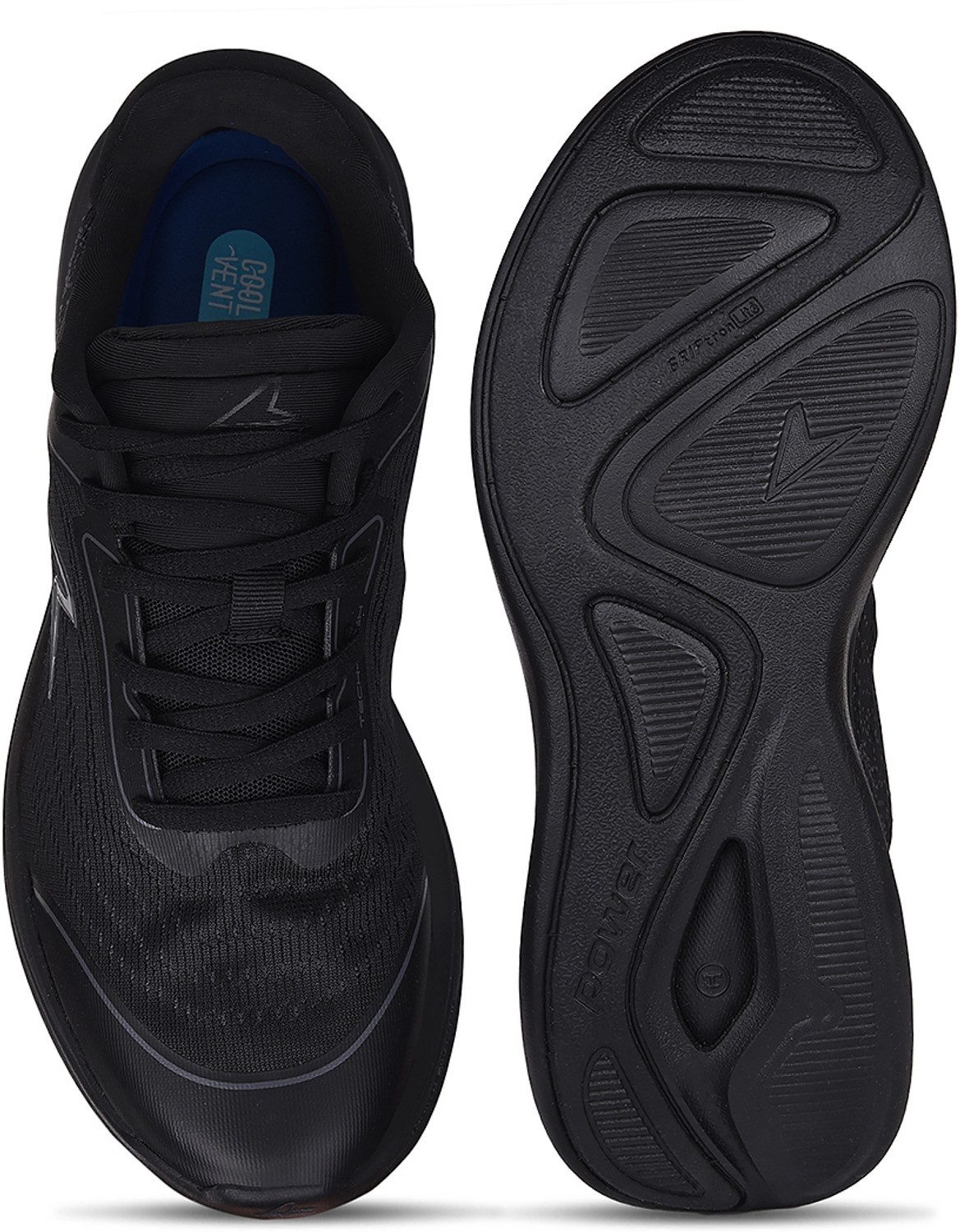 Image of POWER Men's Ohford Sports Shoes - Black - ( 8 UK ) Casuals For Men