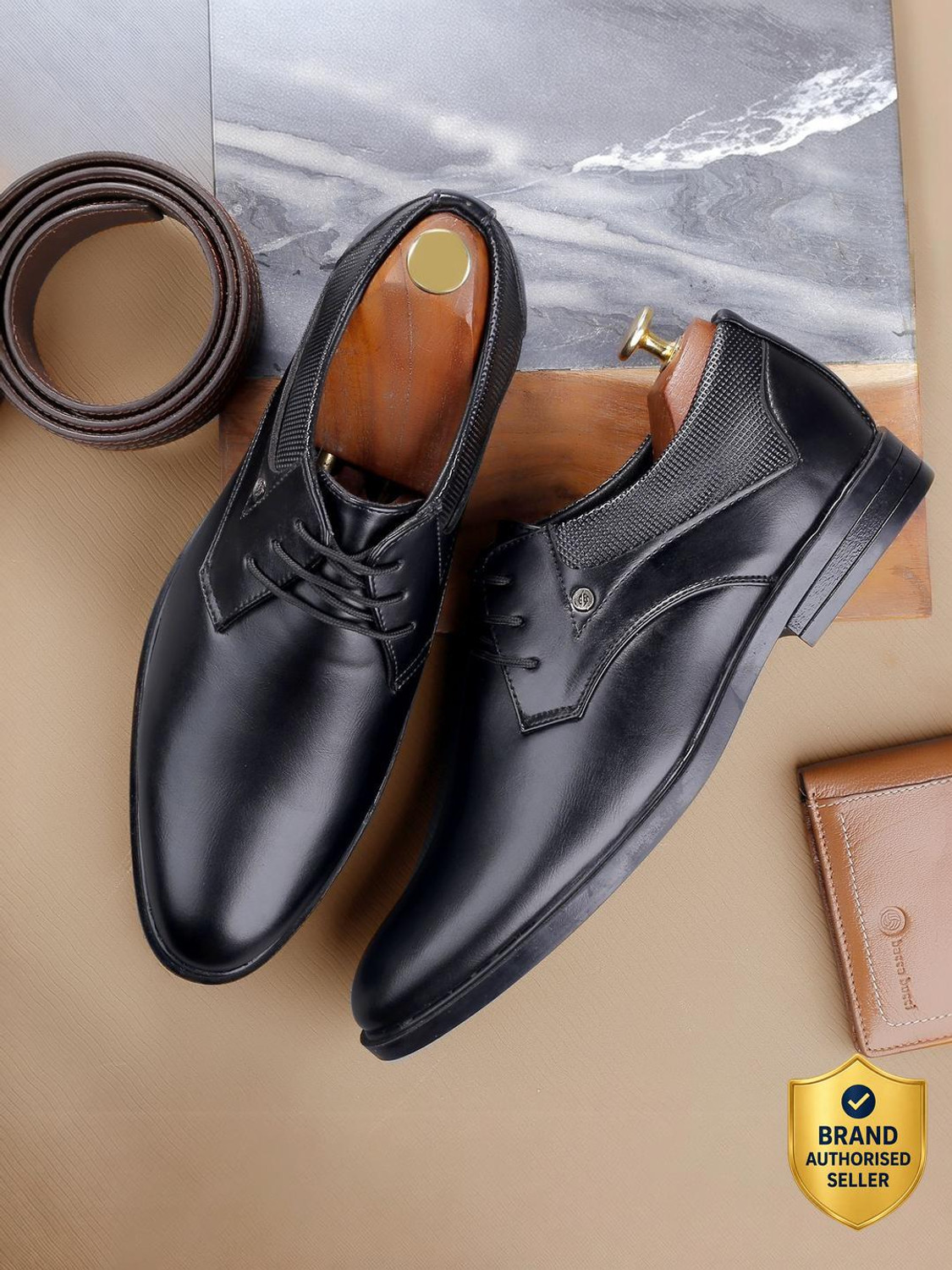 Image of bacca bucci Formal Shoes with Superior Comfort | All Day Wear Office Lace-ups Shoes Lace Up For Men