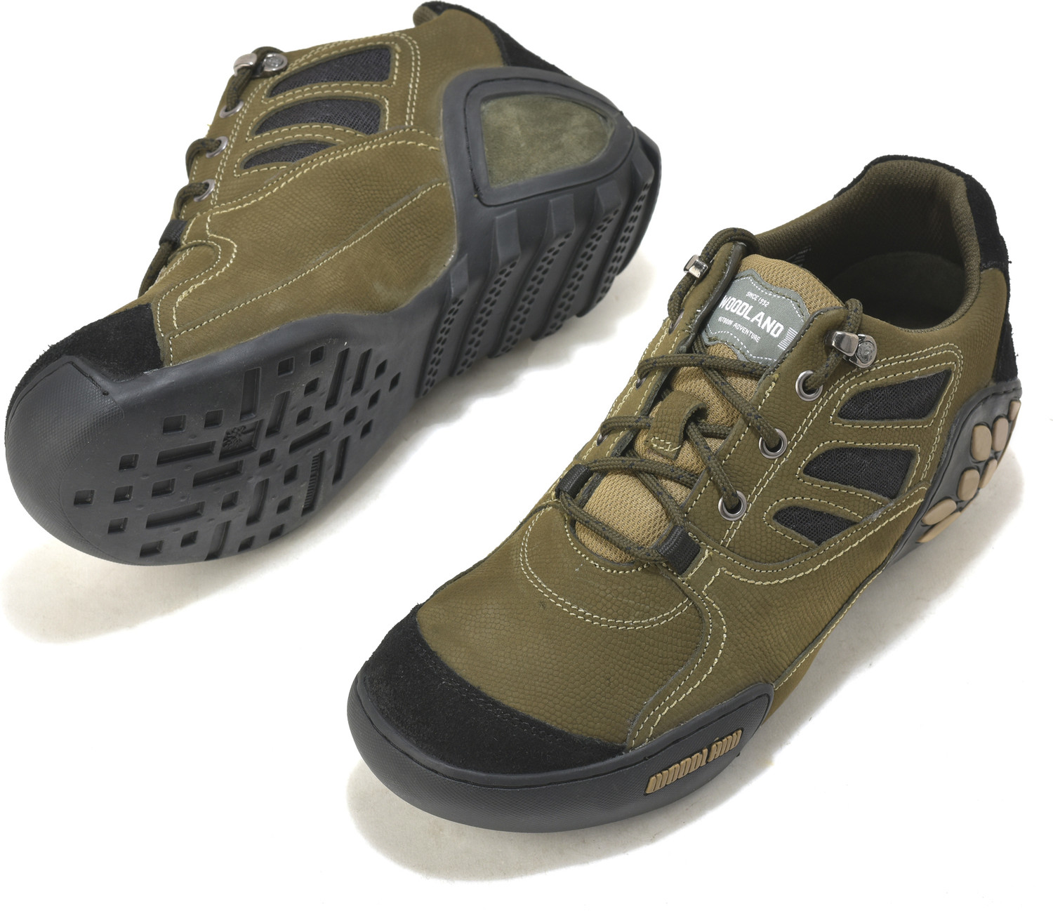 Image of WOODLAND Lace Up Lightweight Breathable Comfortable Daily Use Casuals For Men