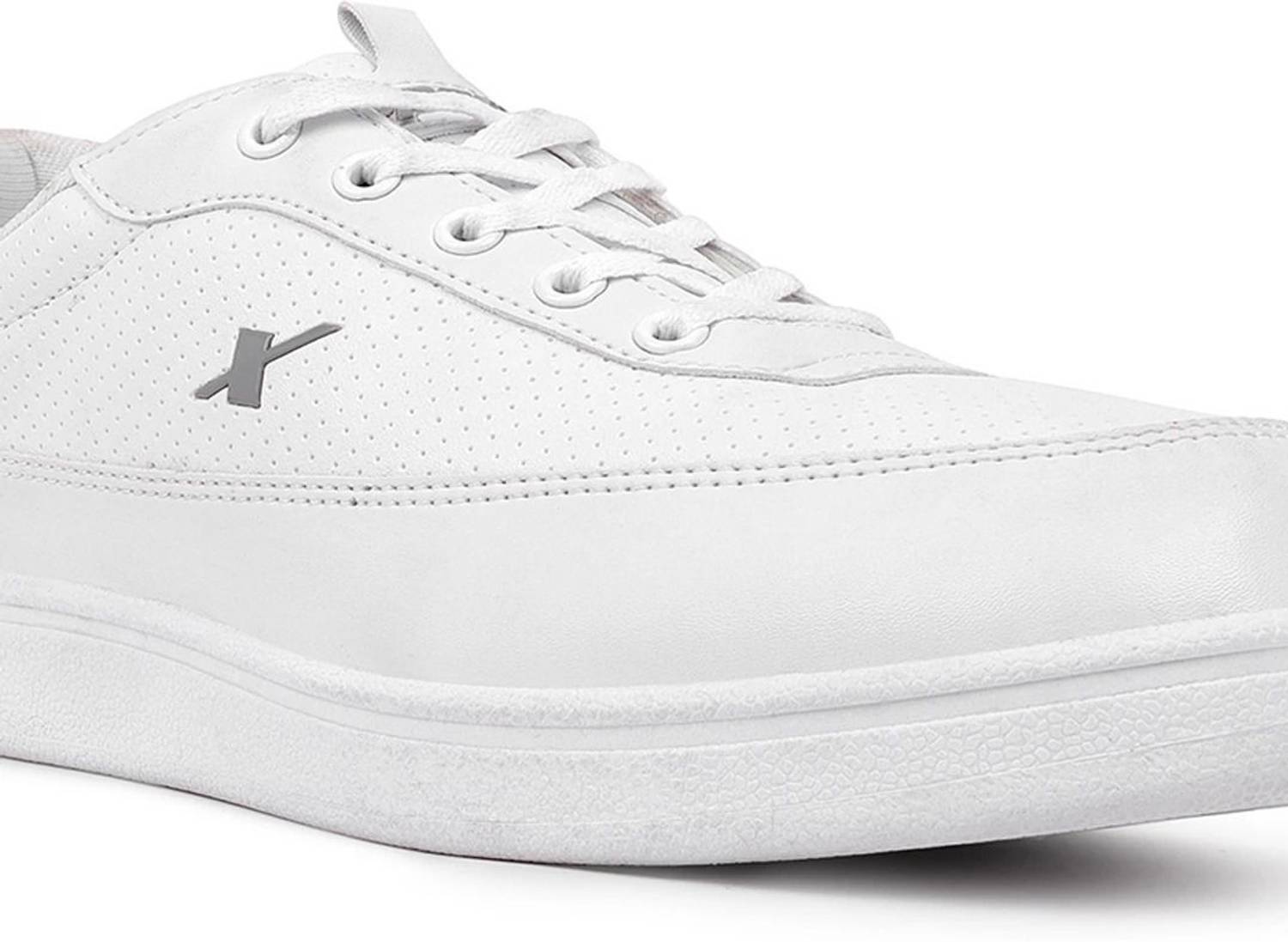Sparx SM 734 White Men's Sneakers - Image 3