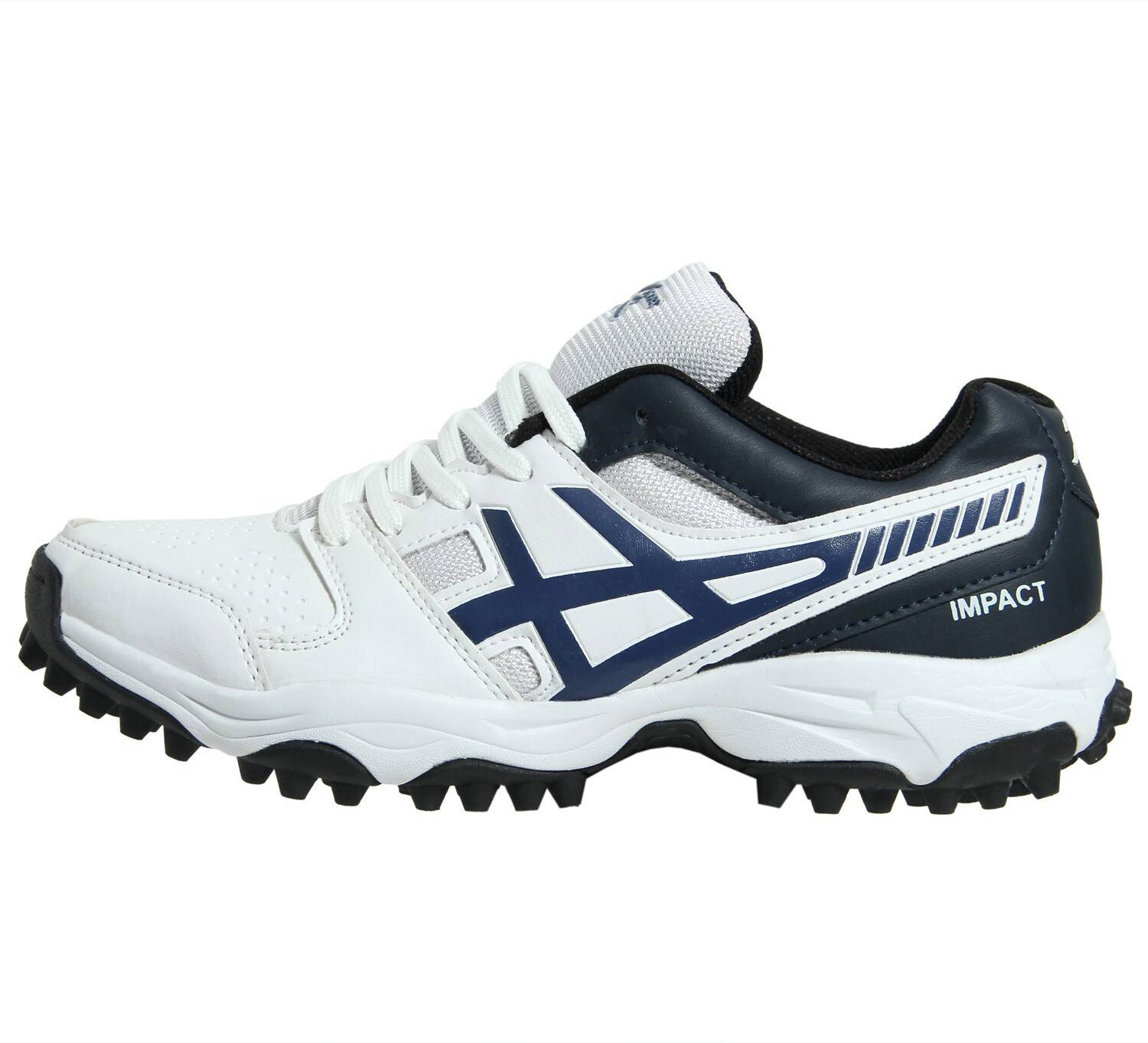 Zigaro Impact White Ertiga Rubber Cricket Shoes - Image 4