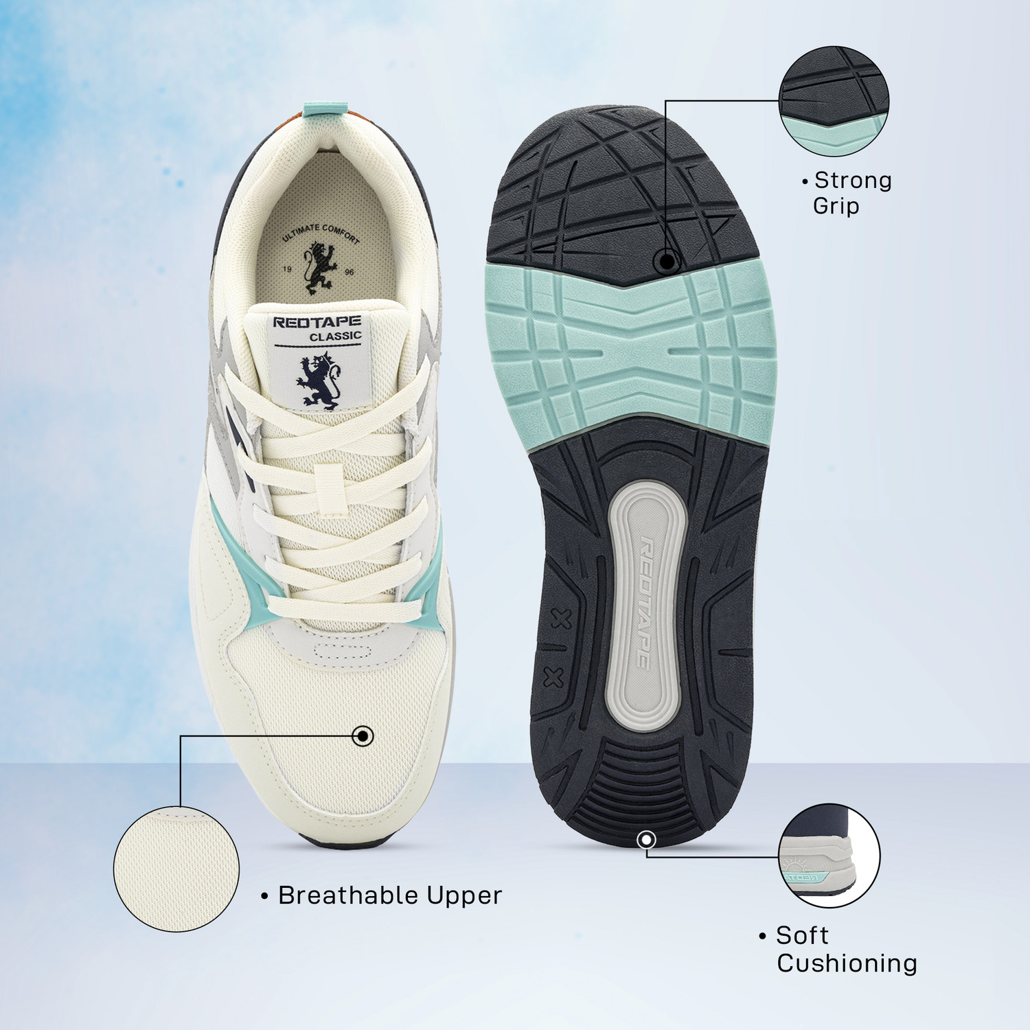 Image of RED TAPE Men's Lifestyle Sneakers for Daily Ease and Street Style Sneakers For Men