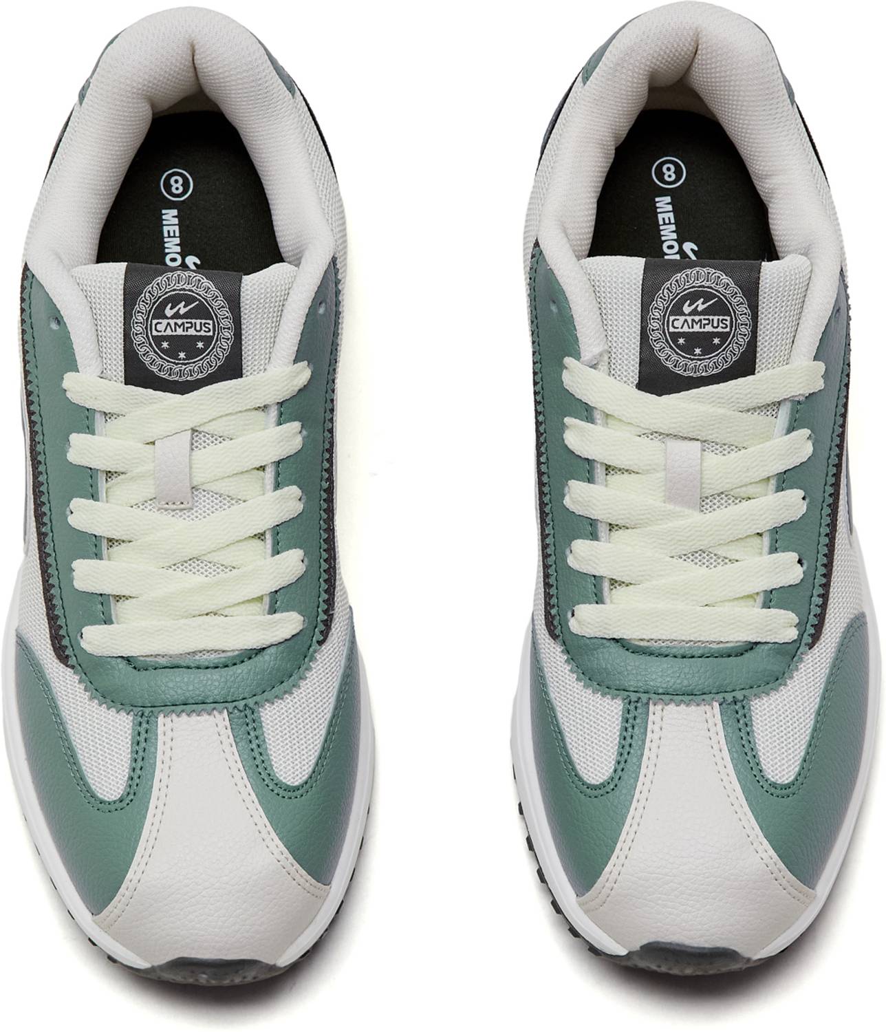 CAMPUS ASEND Men's White Sneakers - Image 4