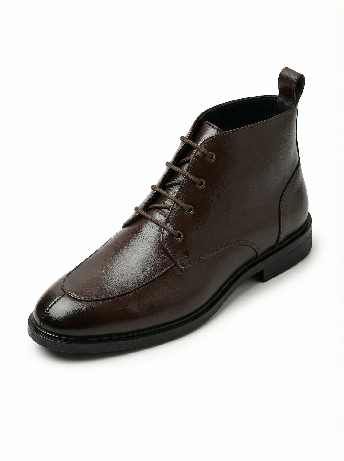 Image of Roadster Men's Brown Leather Chelsea Boots | Lace Up Men Boots | Boots For Men Boots For Men