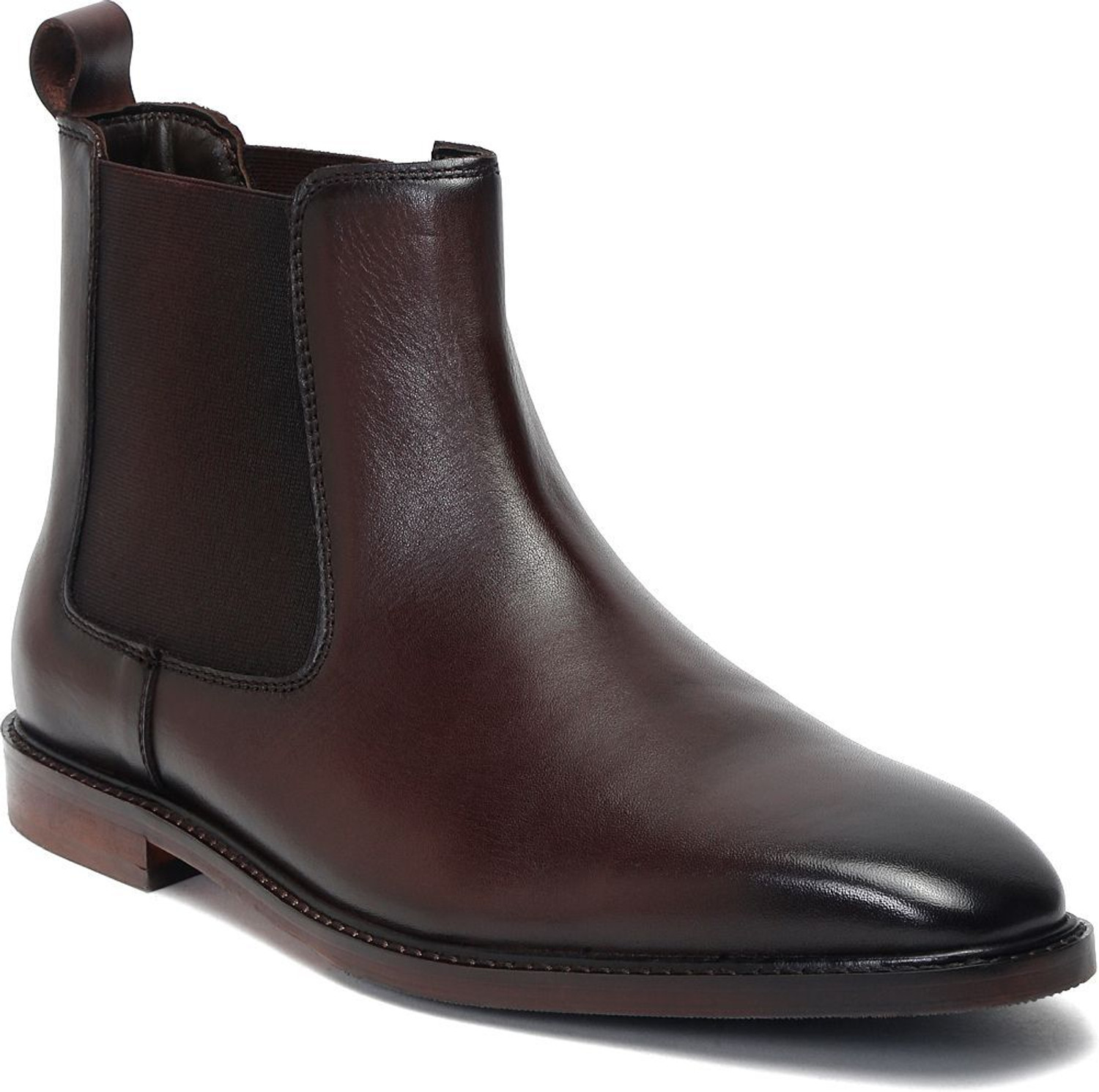 Image of Teakwood Leathers LEATHER MEN SOLID CHELSEA BOOTS Boots For Women