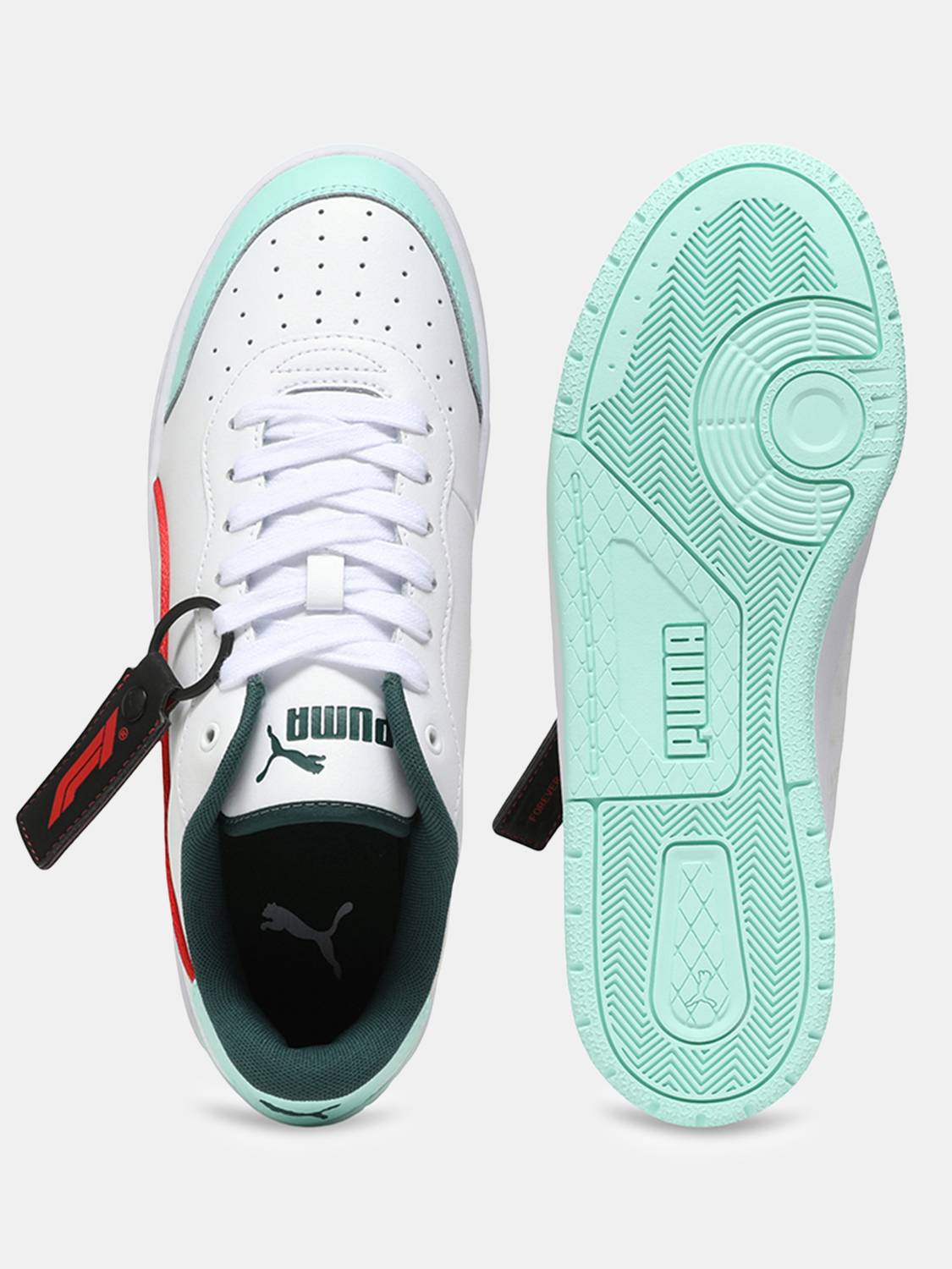 PUMA Formula 1 CA Match Sneakers For Men White - Image 5