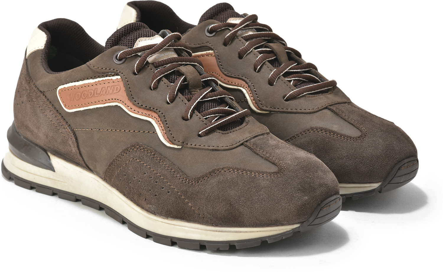 Image of WOODLAND Lace Up Lightweight Breathable Comfortable Daily Use Casuals For Men