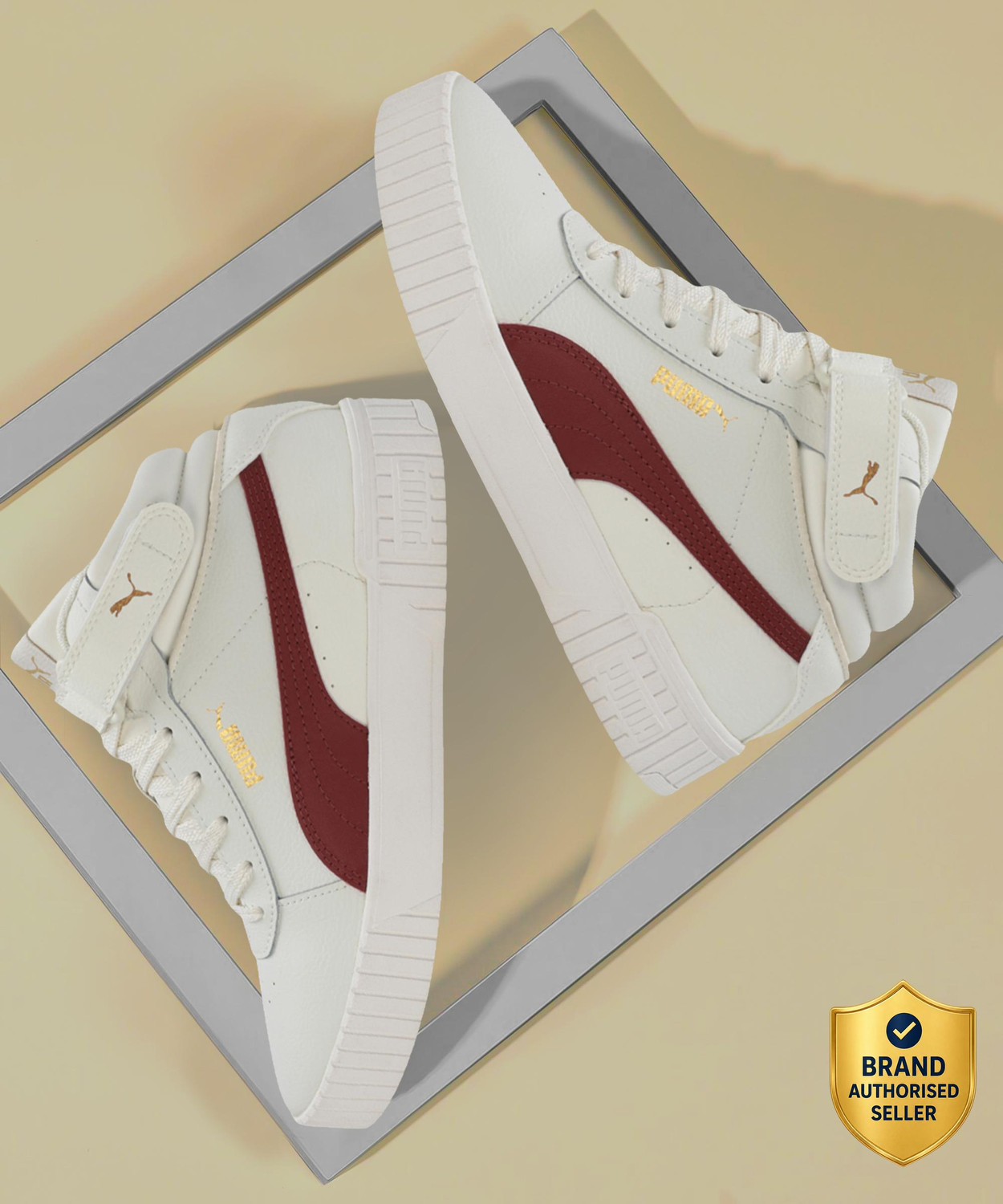 Image of PUMA Carina 2.0 Mid Sneakers For Women