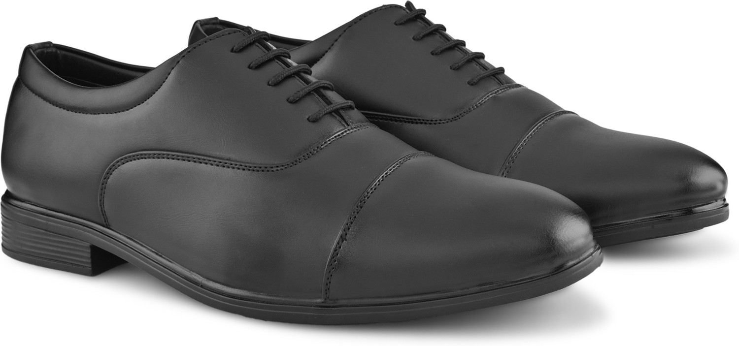 Image of HERE&NOW Premium Formal Oxford Shoes|Soft Cushion Comfort|Classic Lace-Up|Everyday Wear Oxford For Men