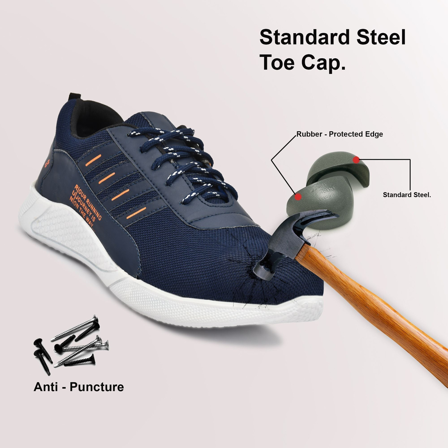 Image of Peclo Steel Toe Safety shoes For Men Outdoors For Men