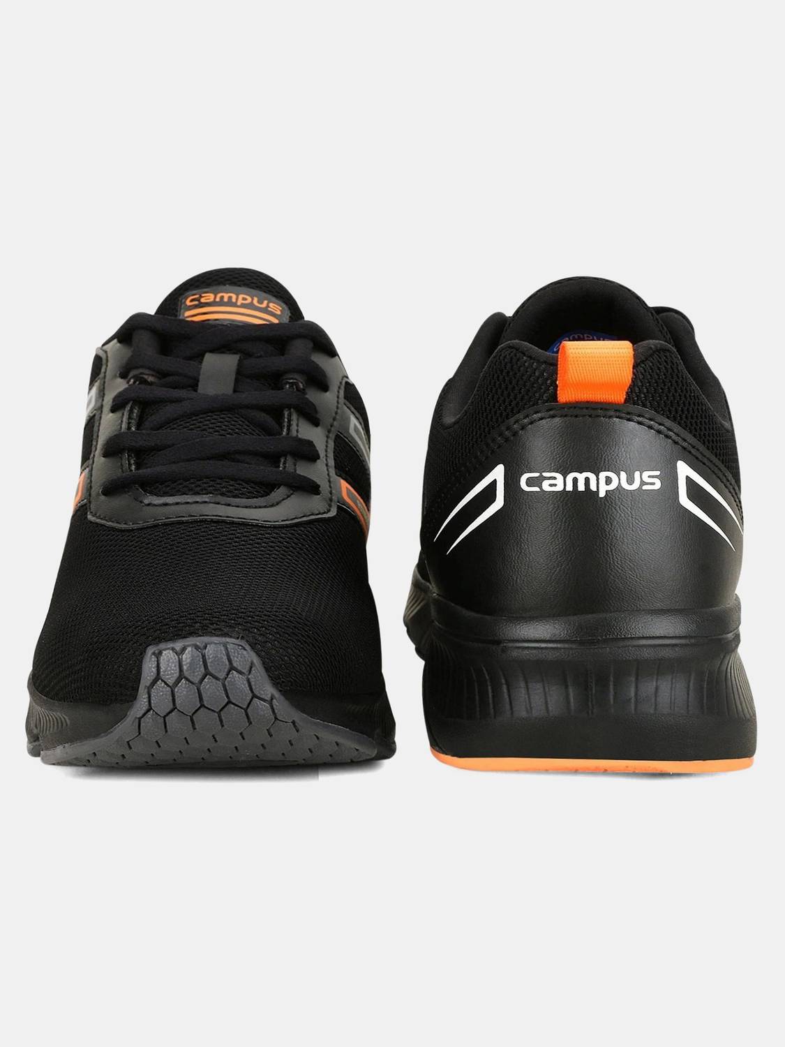 CAMPUS HURRICANE Men's Black Running Shoes - Image 5