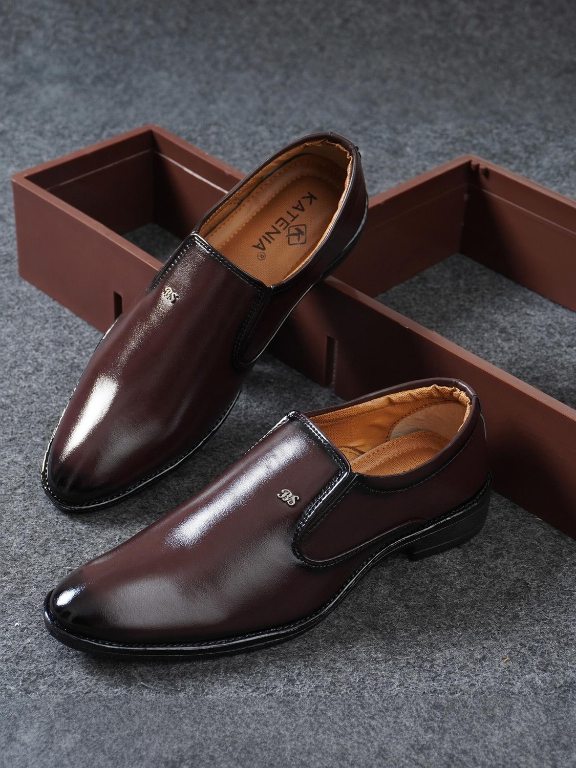 Image of KATENIA Office & Party Wear Semi Formal shoes Slip On For Men