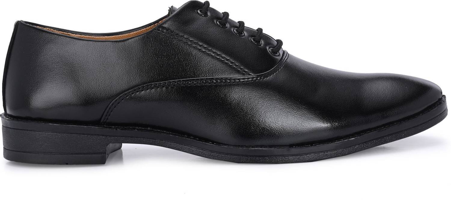 KATENIA Men's Black Formal Derby Shoes - Image 2