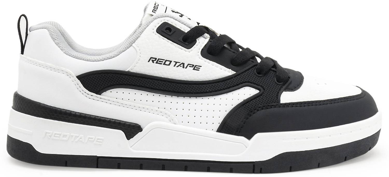 RED TAPE Black and White Shoes for Men - Image 2