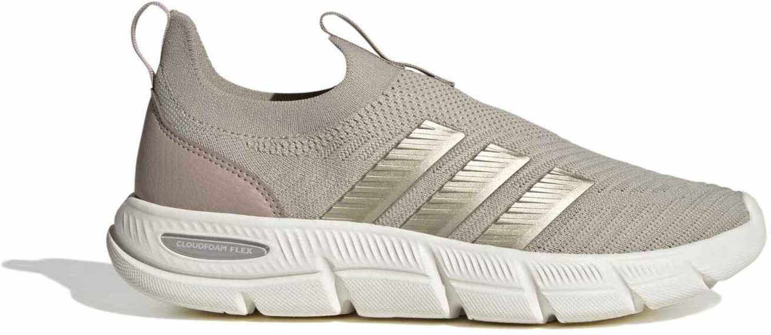 Image of ADIDAS CLOUDFOAM FLEX - SOCK Walking Shoes For Women (Beige, 4)