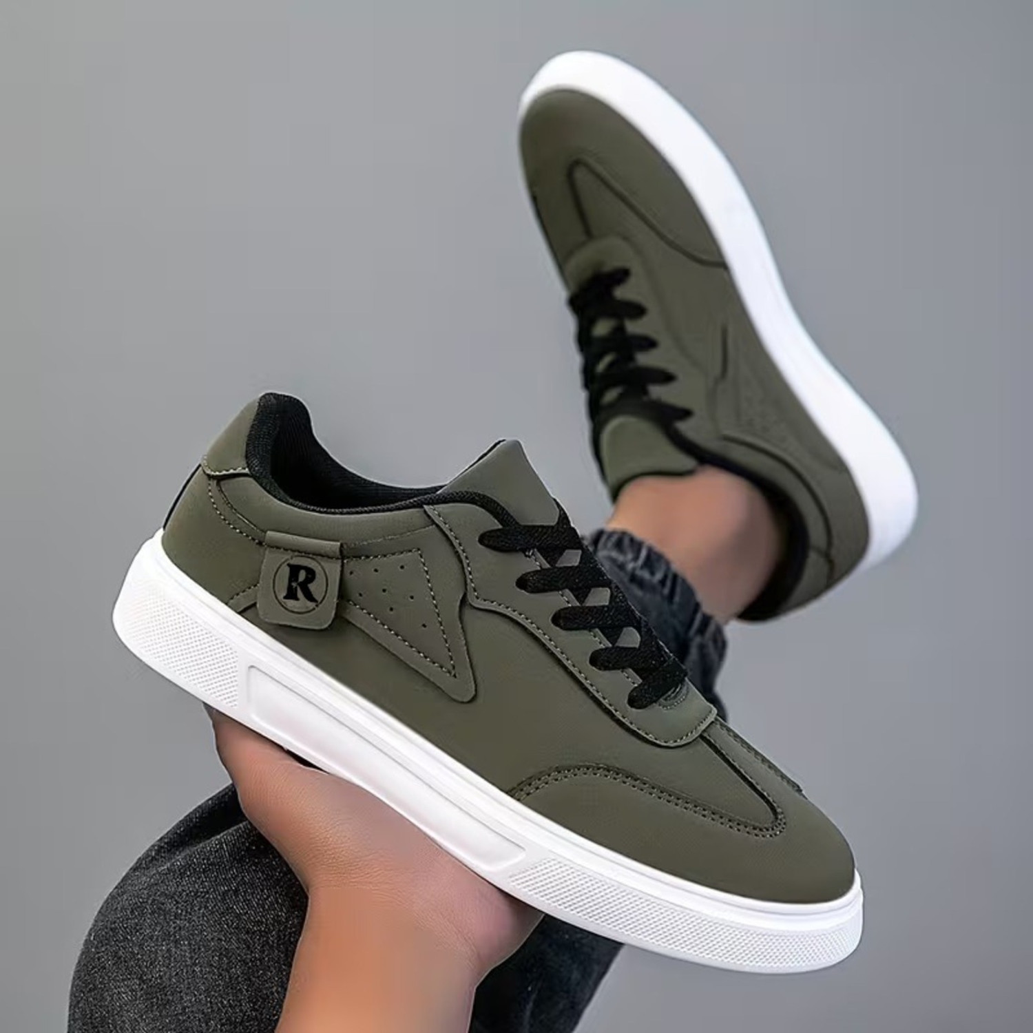 Image of ROASTER Light weight stylish attractive white sole sneakers shoes for men Sneakers For Men