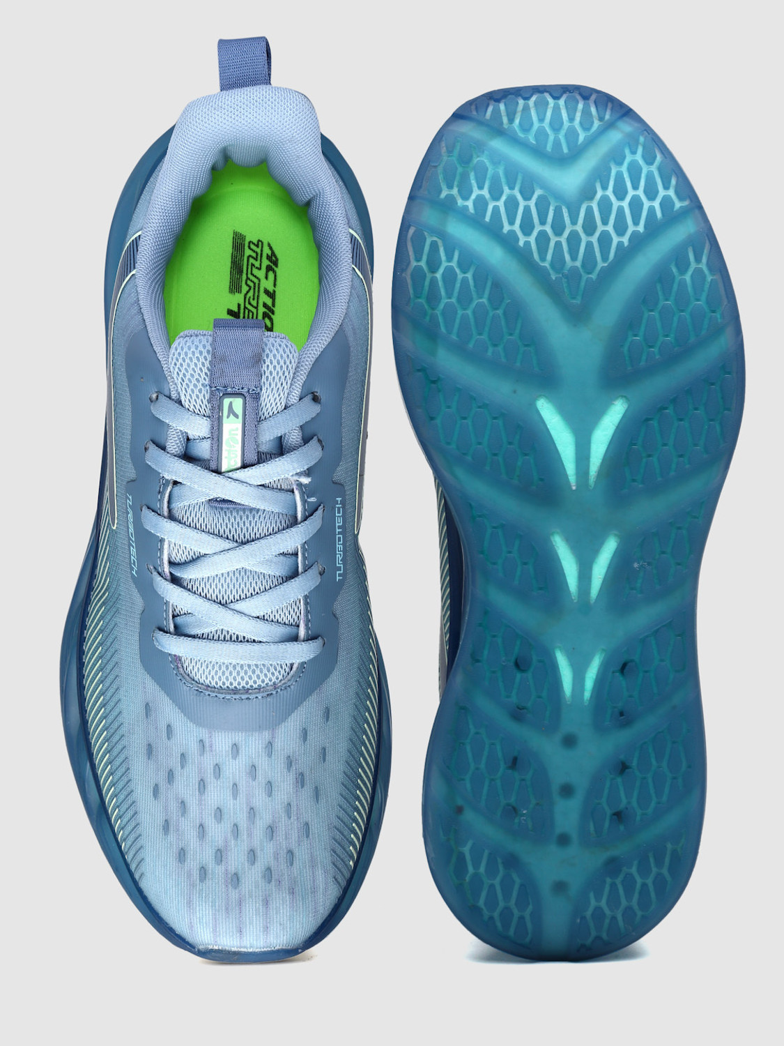 Image of action Athleo N-2002 Lightweight Comfortable Trendy Breathable Sports Lace-Up Running Shoes For Men