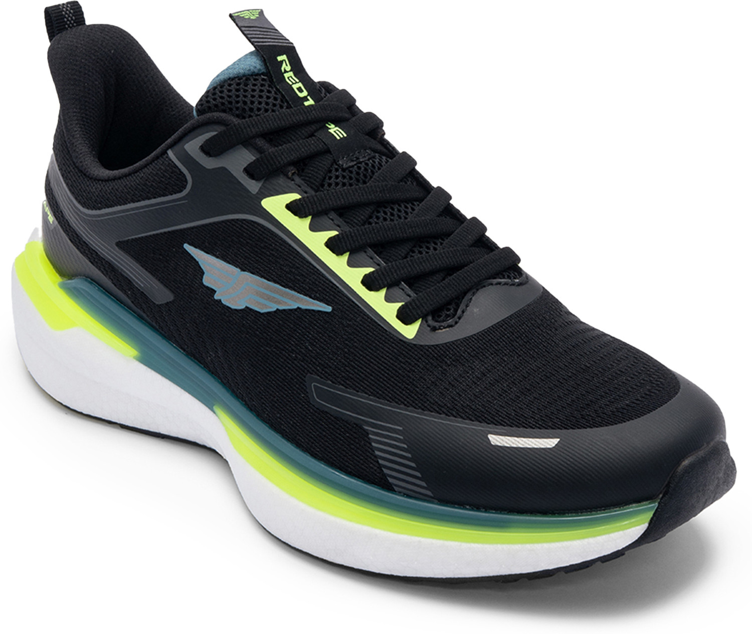 Image of RED TAPE Low Cut Sports Shoes for Men in Black White | Sports Shoes Walking Shoes For Men