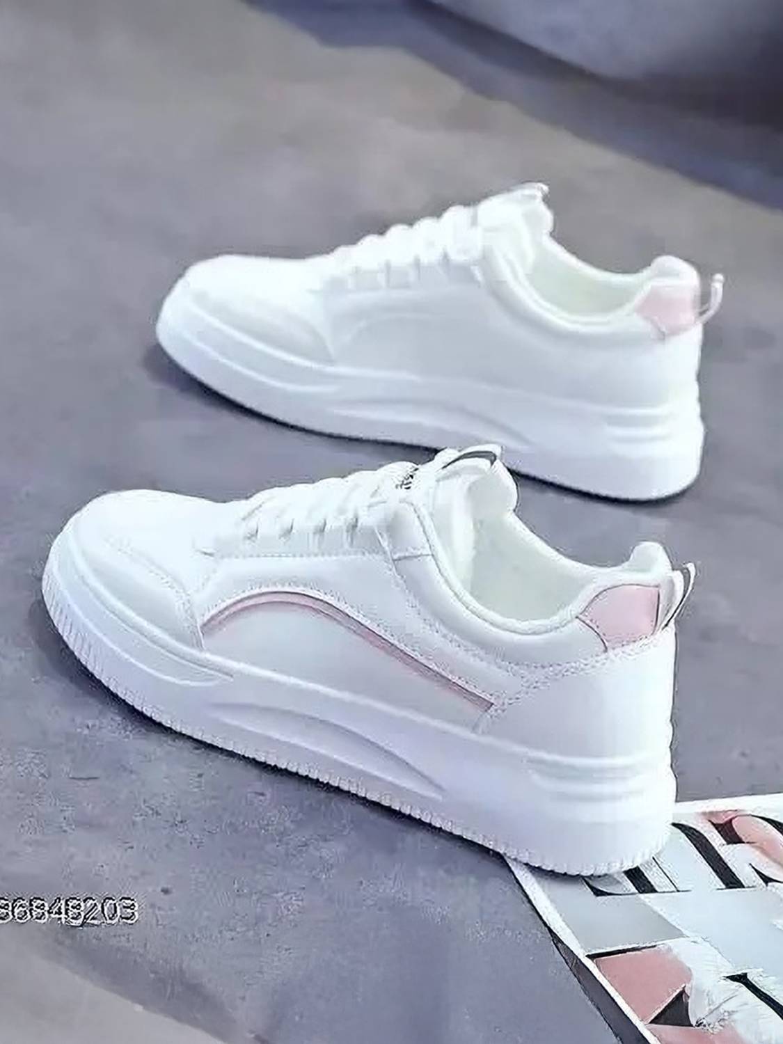 oxpeo CASUAL Sneakers For Women, White - Image 1