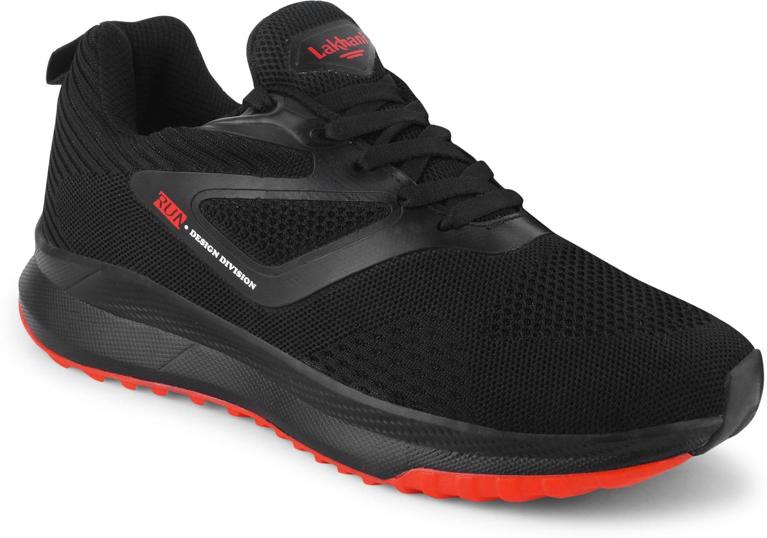 Lakhani Aashirwad Kick-05 Black-Red 9 Men's Casuals - Image 1