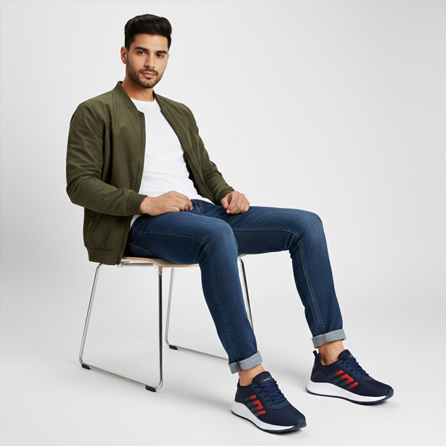 Image of BERSACHE Casual Sneaker shoe for Men|Cushioned Insole,Slip-Resistance Casuals For Men Sneakers For Men
