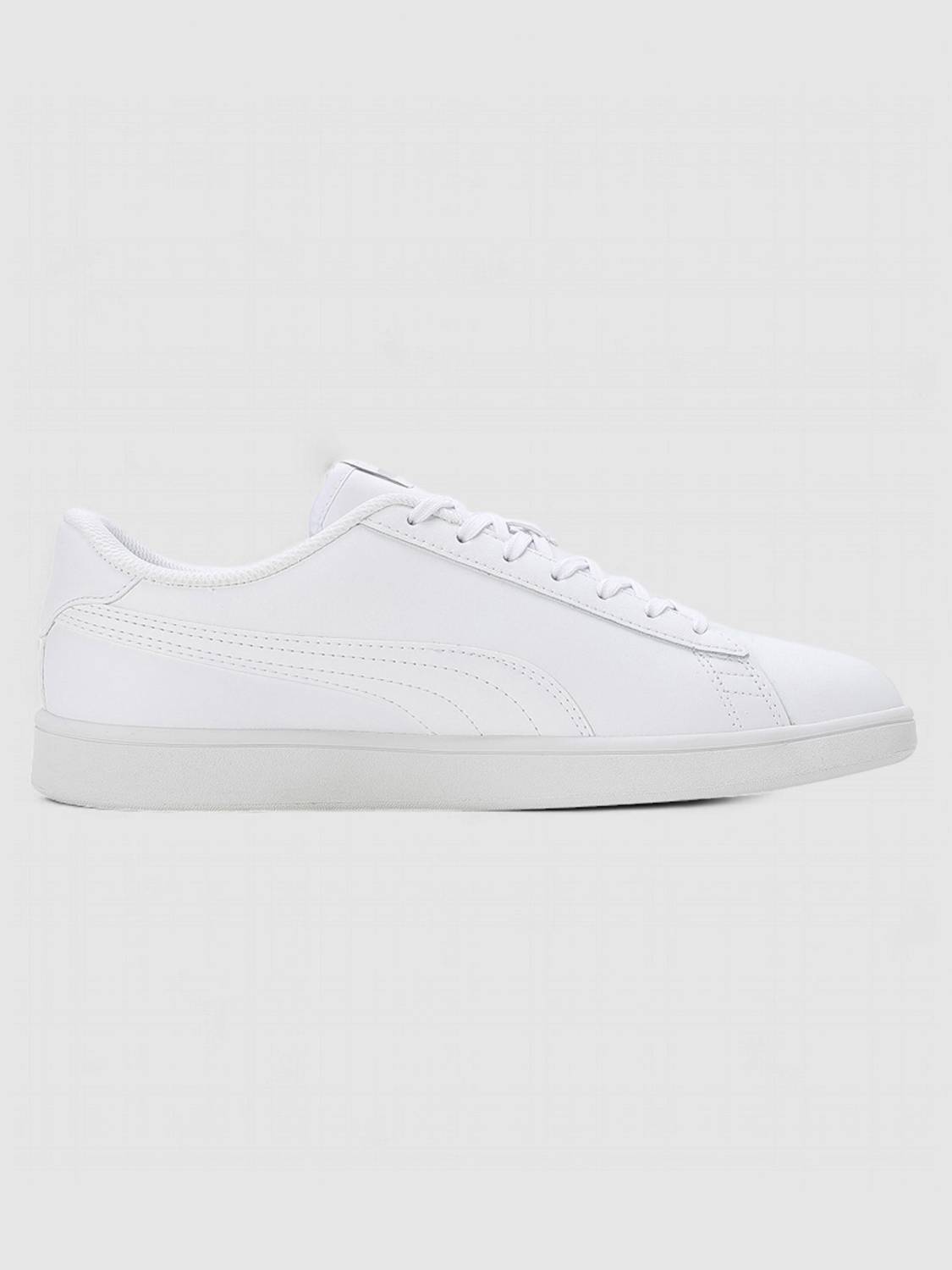 PUMA Smash v2 L White Men's Sneakers - Image 3