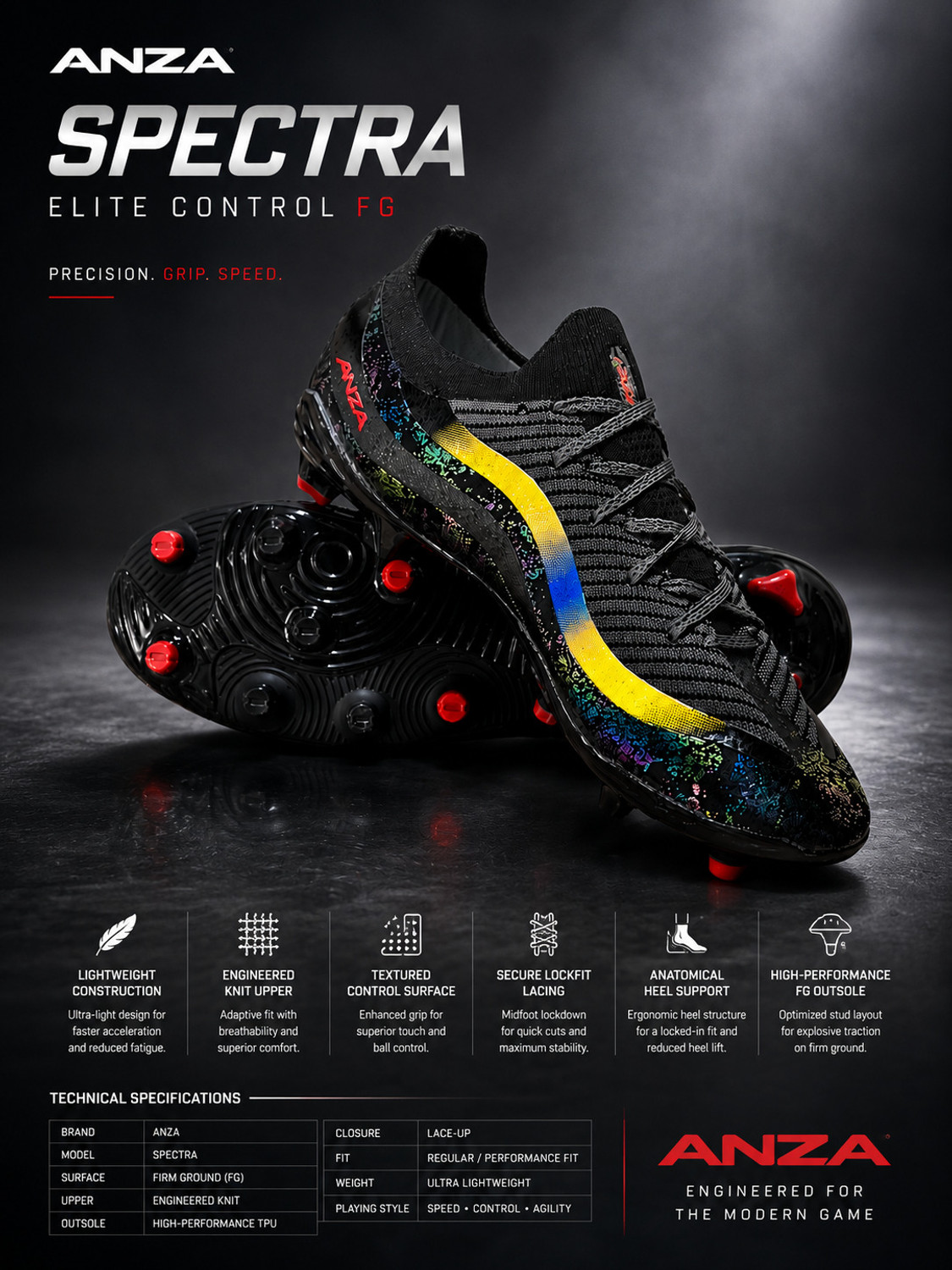 Image of ANZA INSTINCT Football Shoes For Unisex