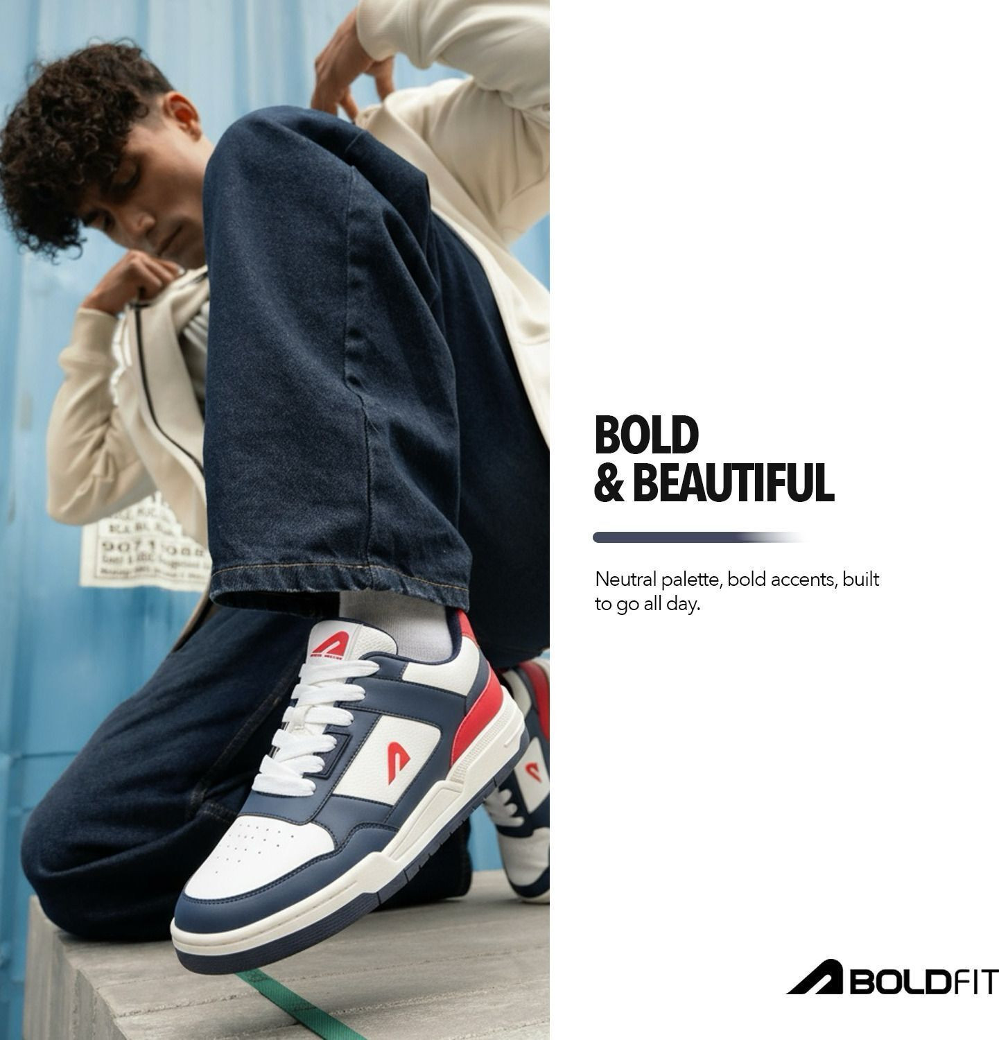 Image of BOLDFIT Dripbloc Sneakers for Men Sneakers For Men
