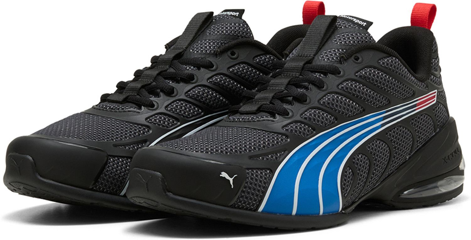 Image of PUMA BMW M Motorsport Voltra Sneakers For Unisex (Black, 7)