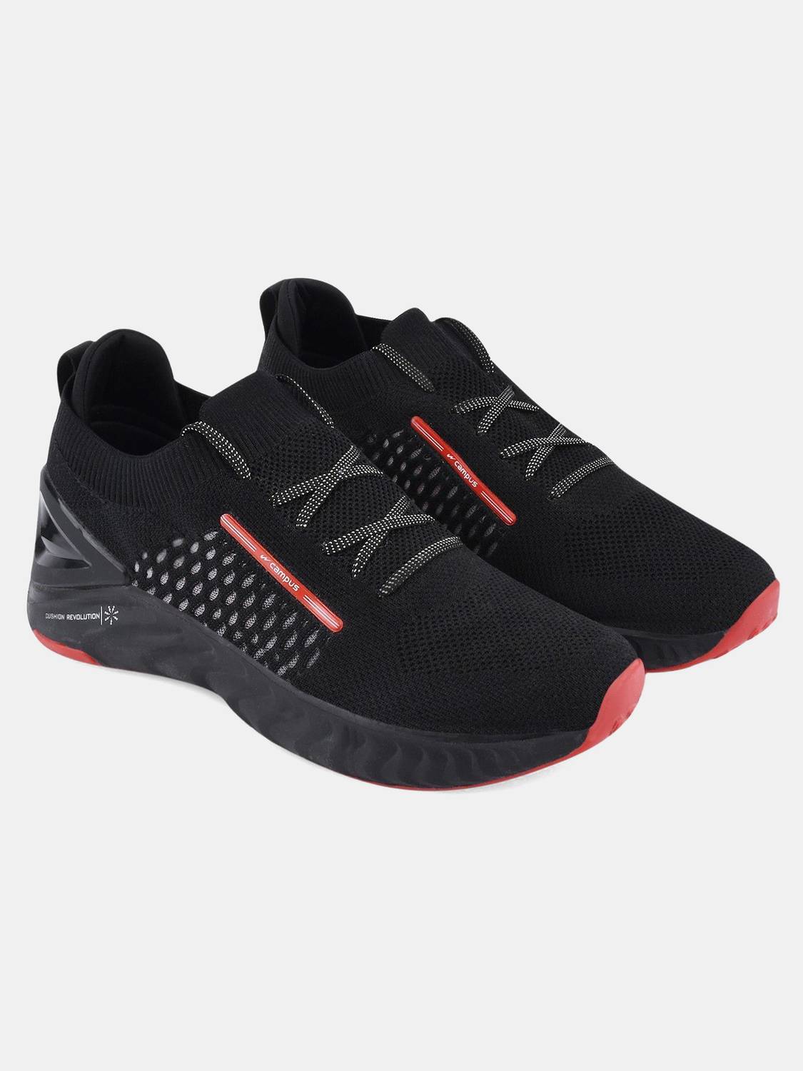 CAMPUS STREET-RUN Men's Black Running Shoes - Image 2