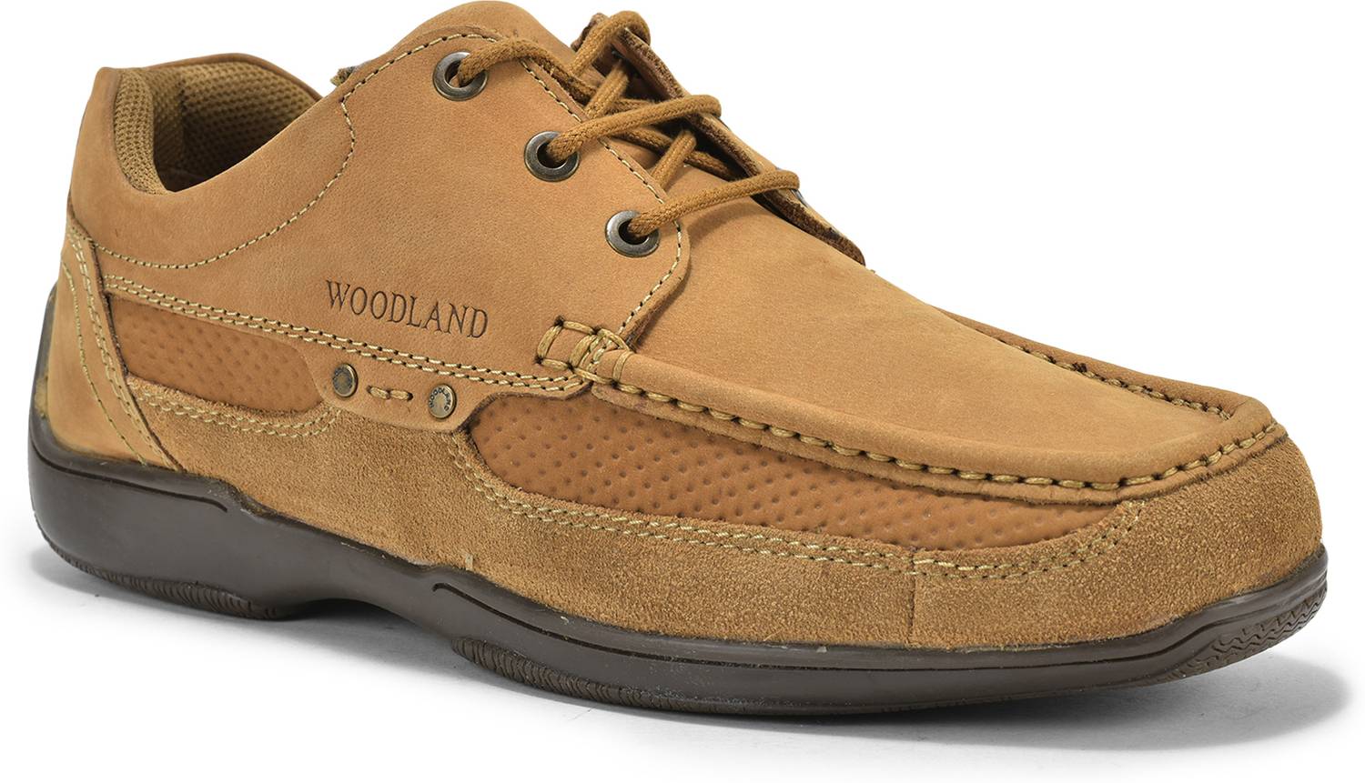 WOODLAND Men's Lace Up Casual Shoes - Image 2