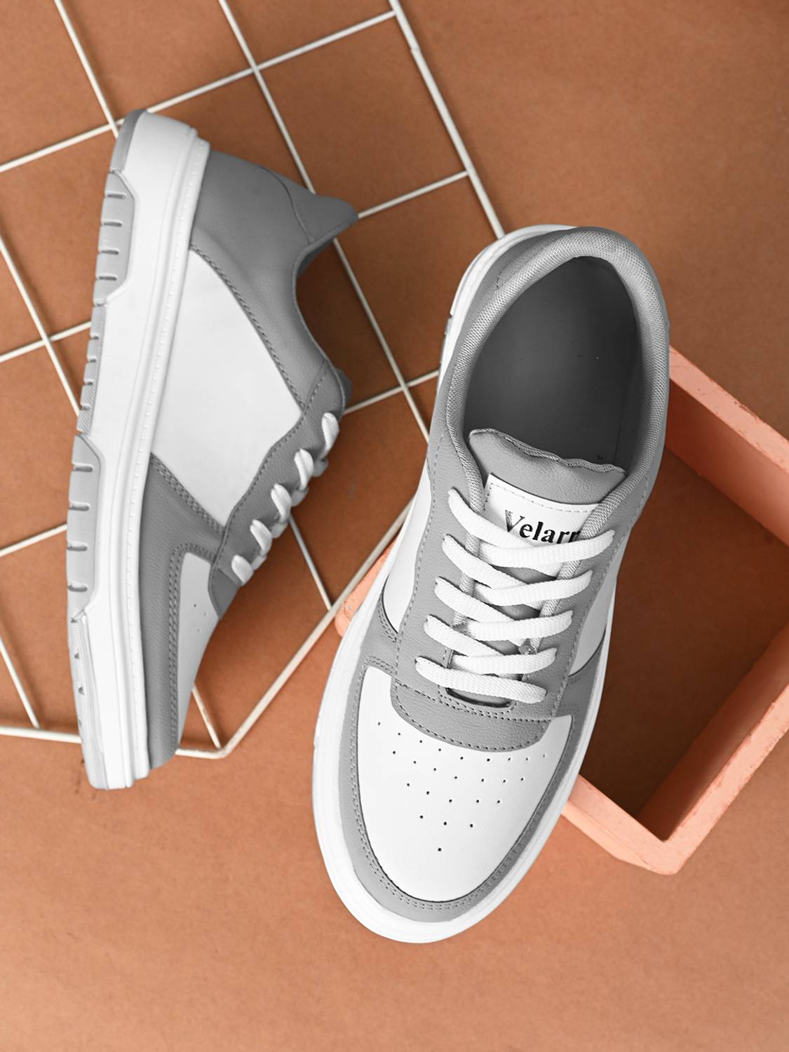 Velarro Casual Gray Sneakers for Men