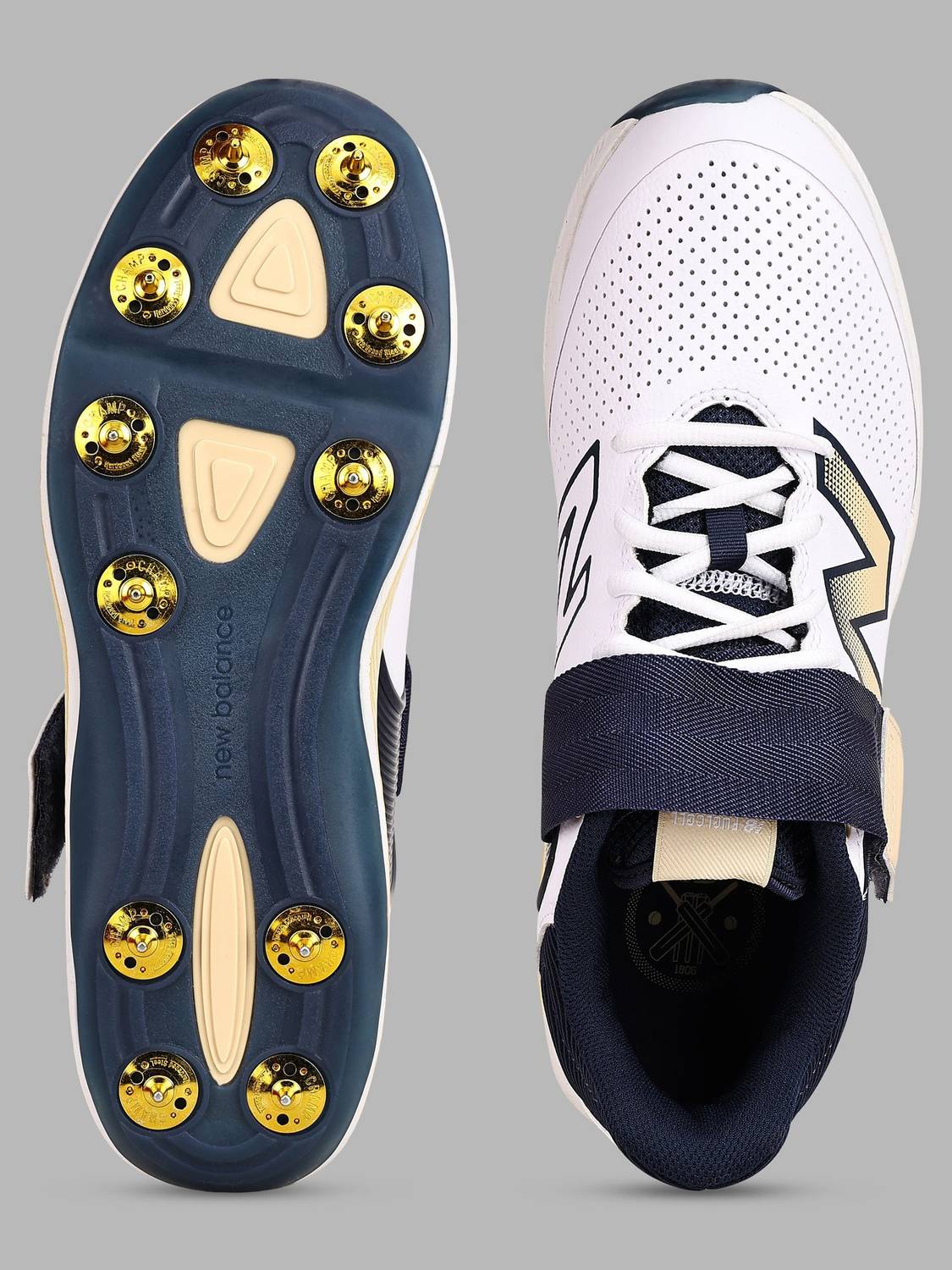 New Balance CK4040 Yellow Cricket Shoes For Men - Image 5