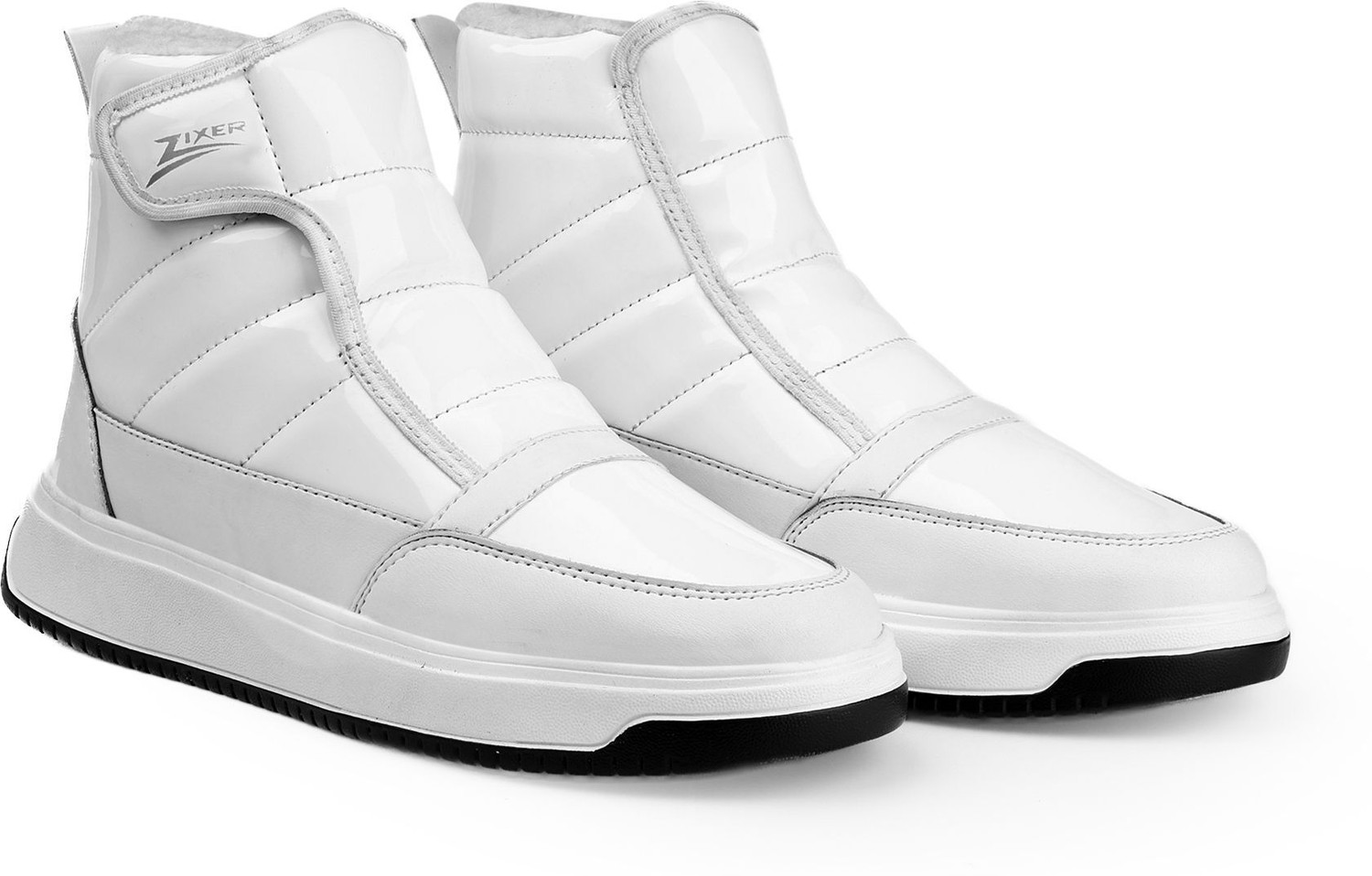 Image of Zixer Men's Boot Pastel Pops High Top Ankle Casual Shoes For Men Sneakers For Men Boots For Men (White, 9)
