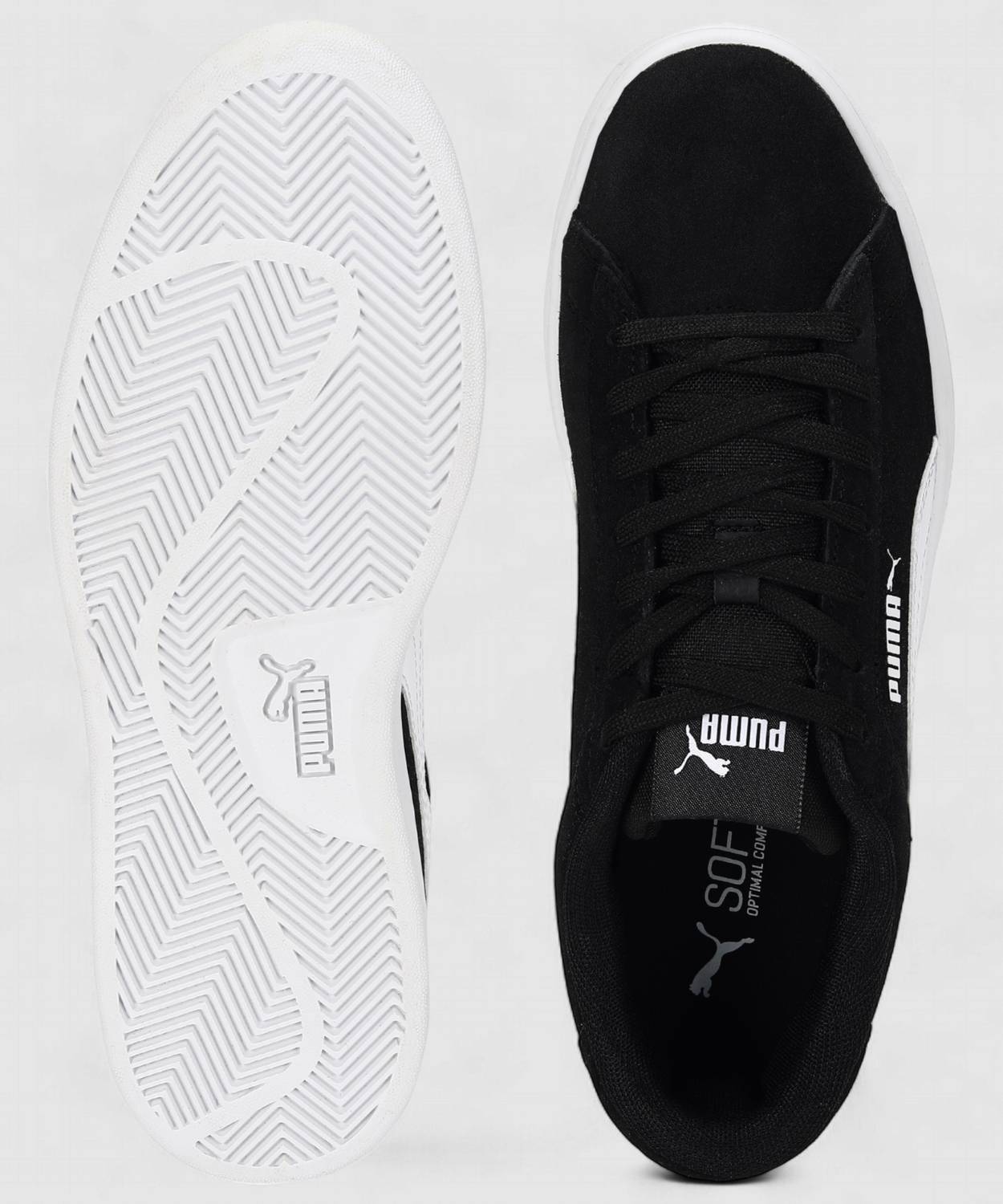 PUMA Smash 3.0 Black Men's Sneakers - Image 5