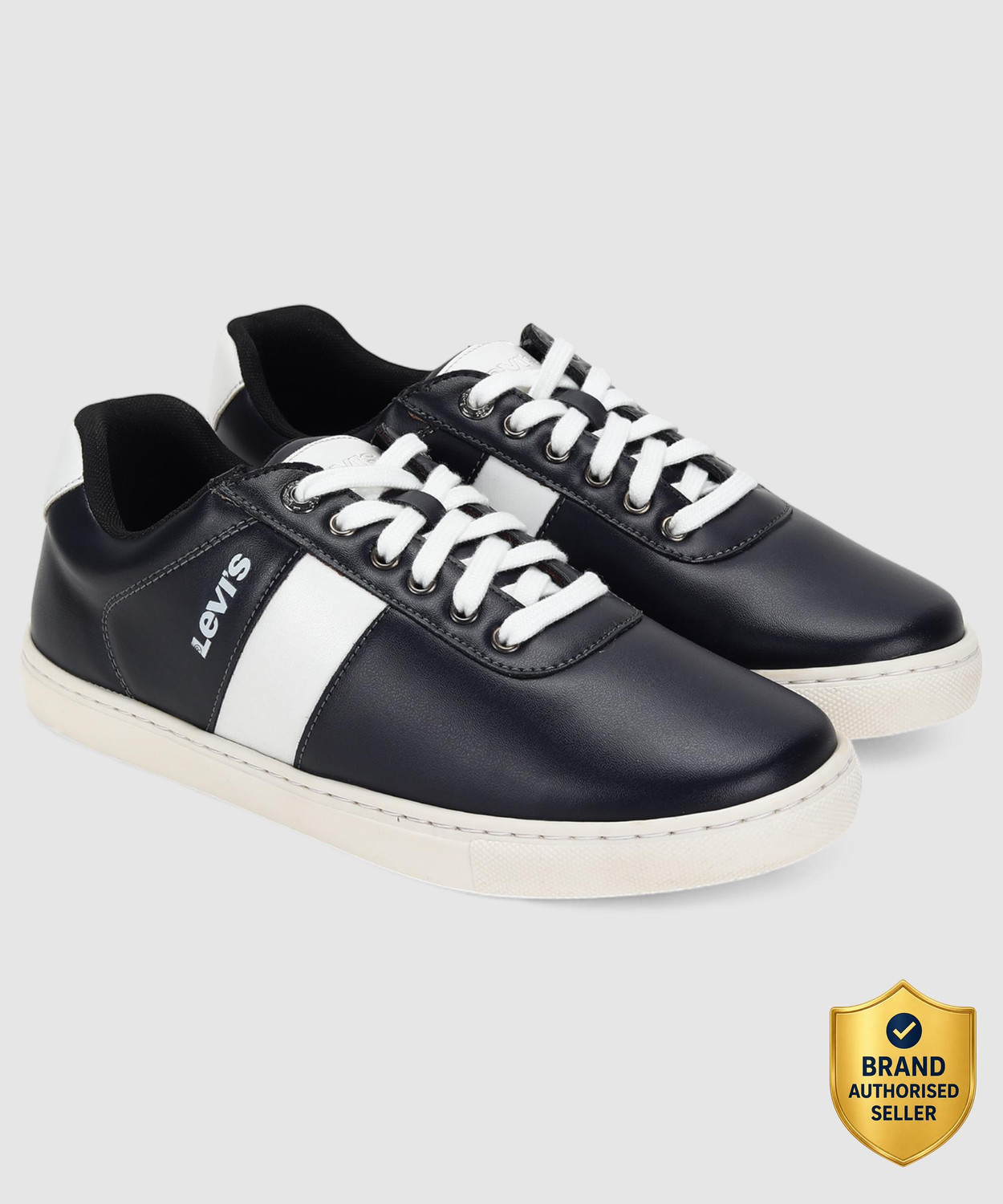 Image of LEVI'S Men's Color-blocked Sneakers Sneakers For Men