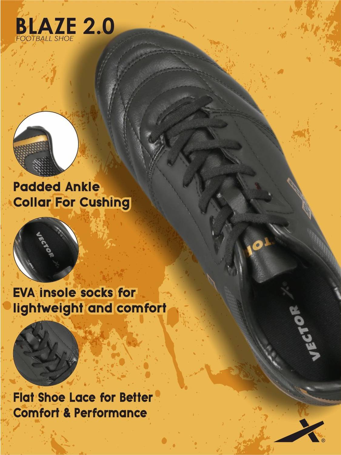 VECTOR X Blaze 2.0 Soccer Studs Football Shoes - Image 4
